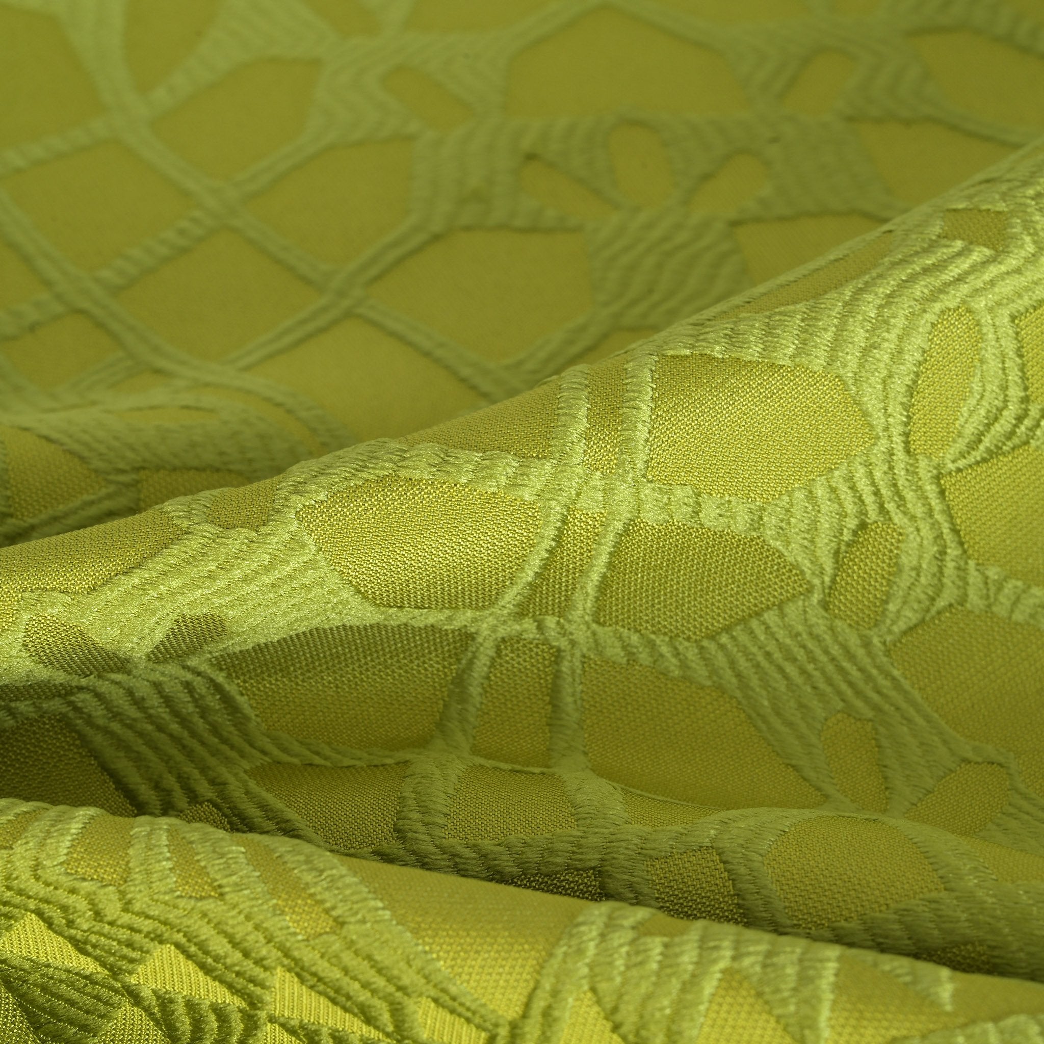 Green Jacquard Fabric 74993