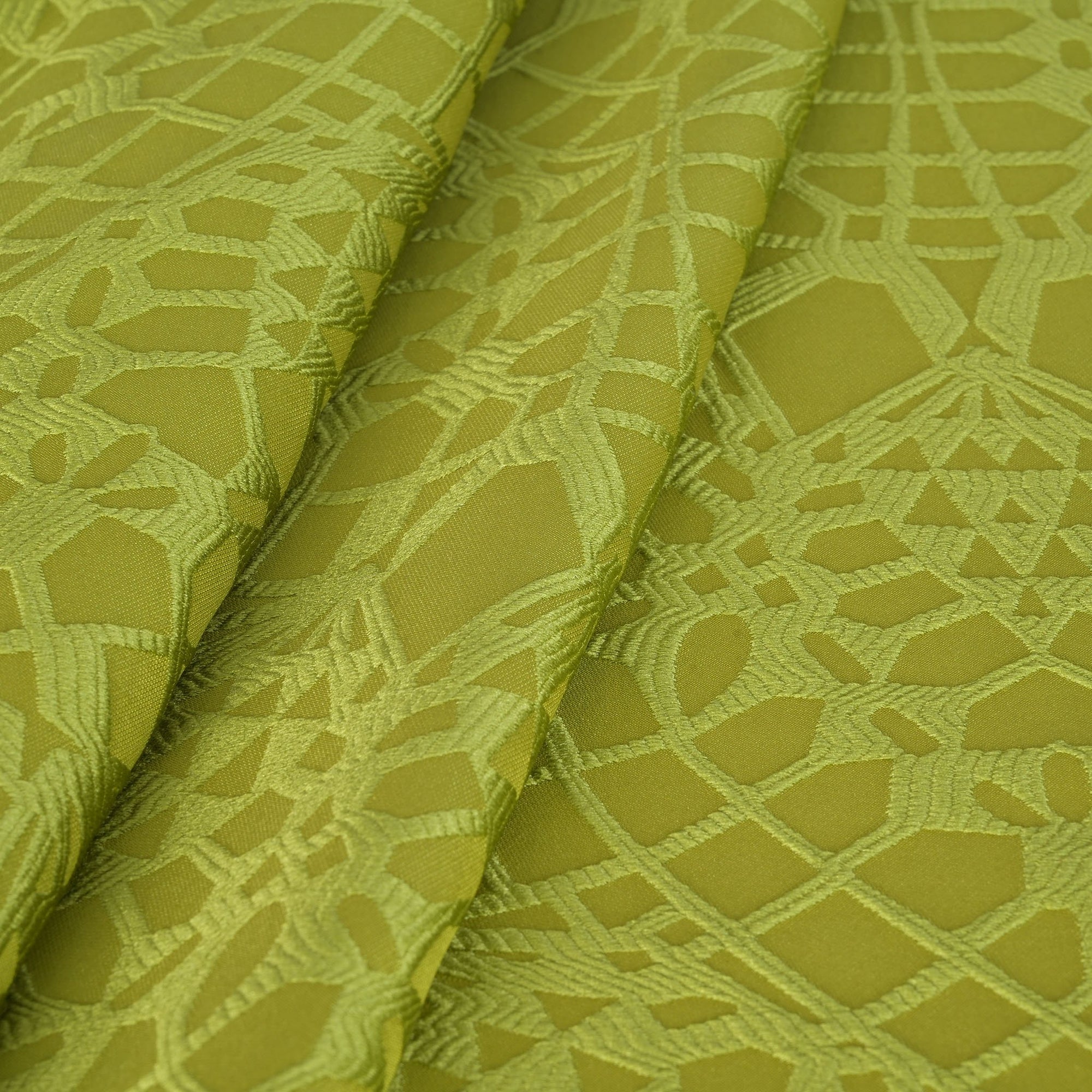 Green Jacquard Fabric 74993