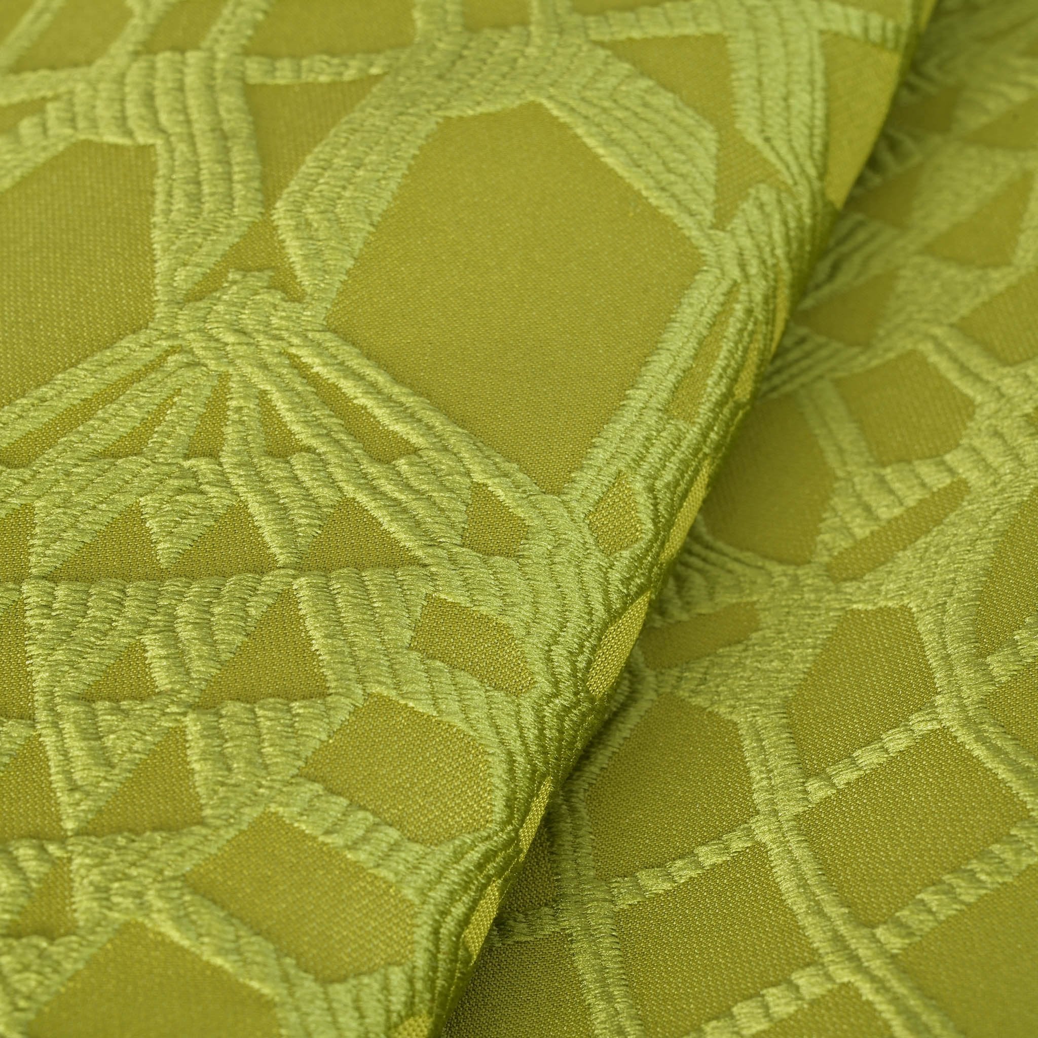 Green Jacquard Fabric 74993