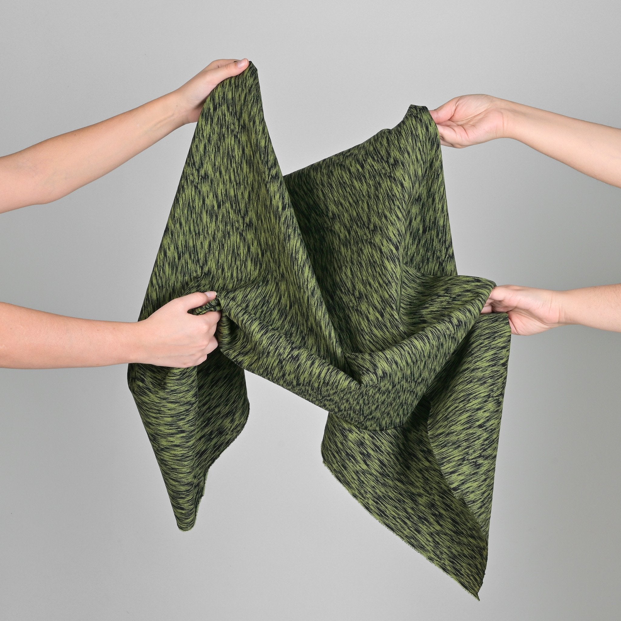 Green Jacquard Fabric 95200