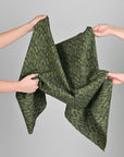 Green Jacquard Fabric 95200