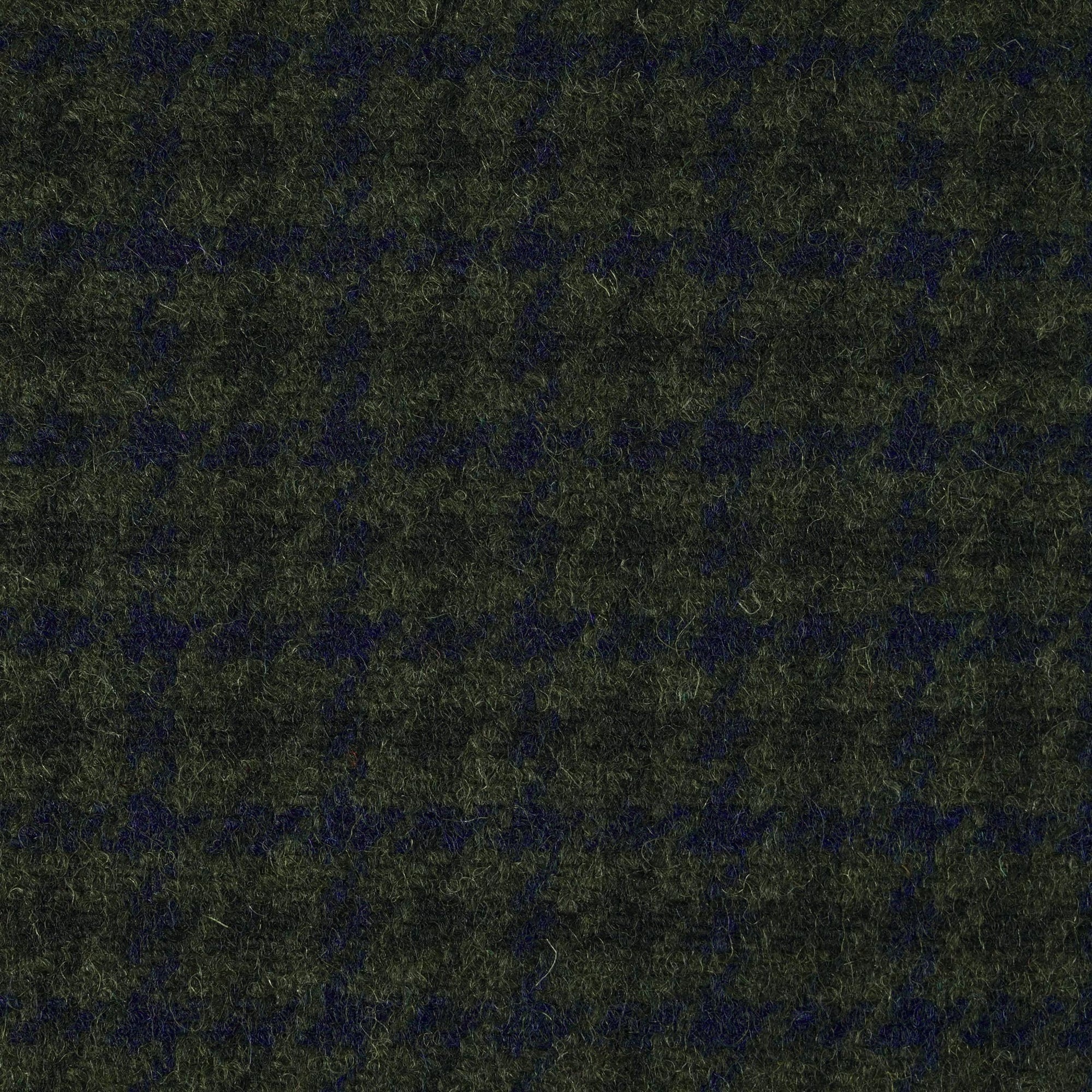 Green Pied-de-Poule Flannel Fabric 9086