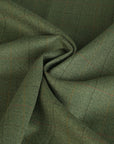 Green Plaid Suiting Fabric 3474