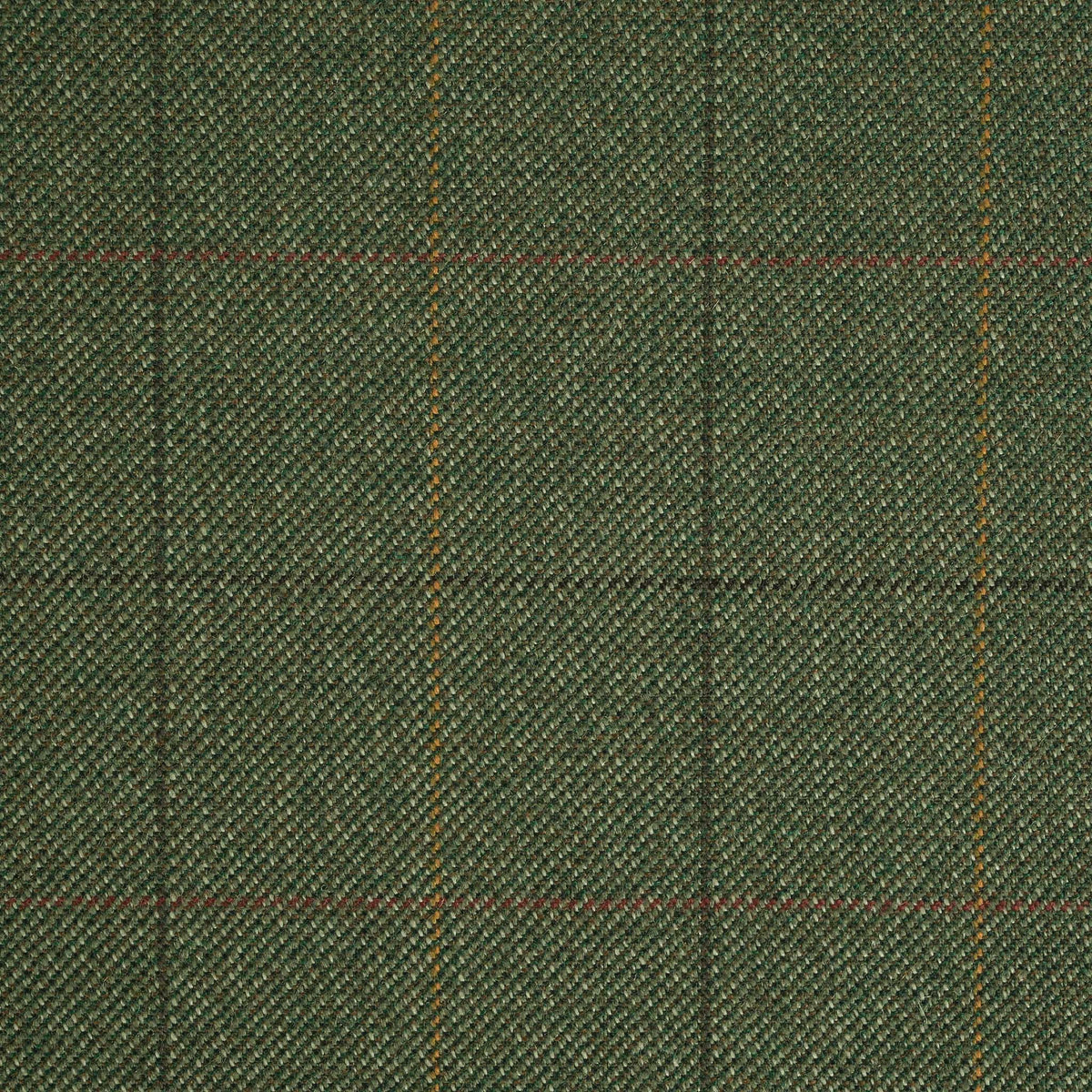 Green Plaid Suiting Fabric 3474