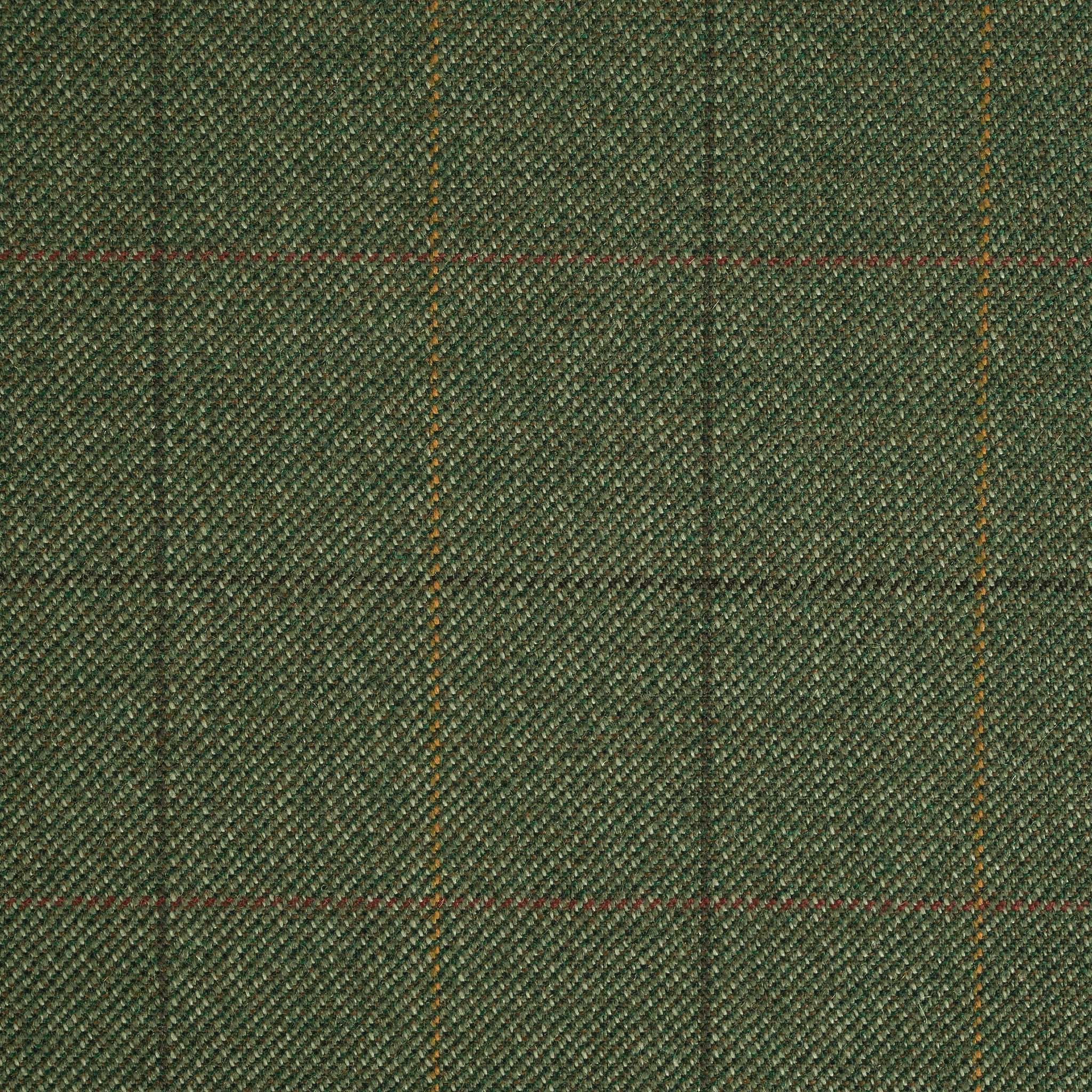 Green Plaid Suiting Fabric 3474