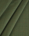 Green Plaid Suiting Fabric 3474