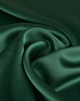 Green Satin Backed Crepe Fabric 8984