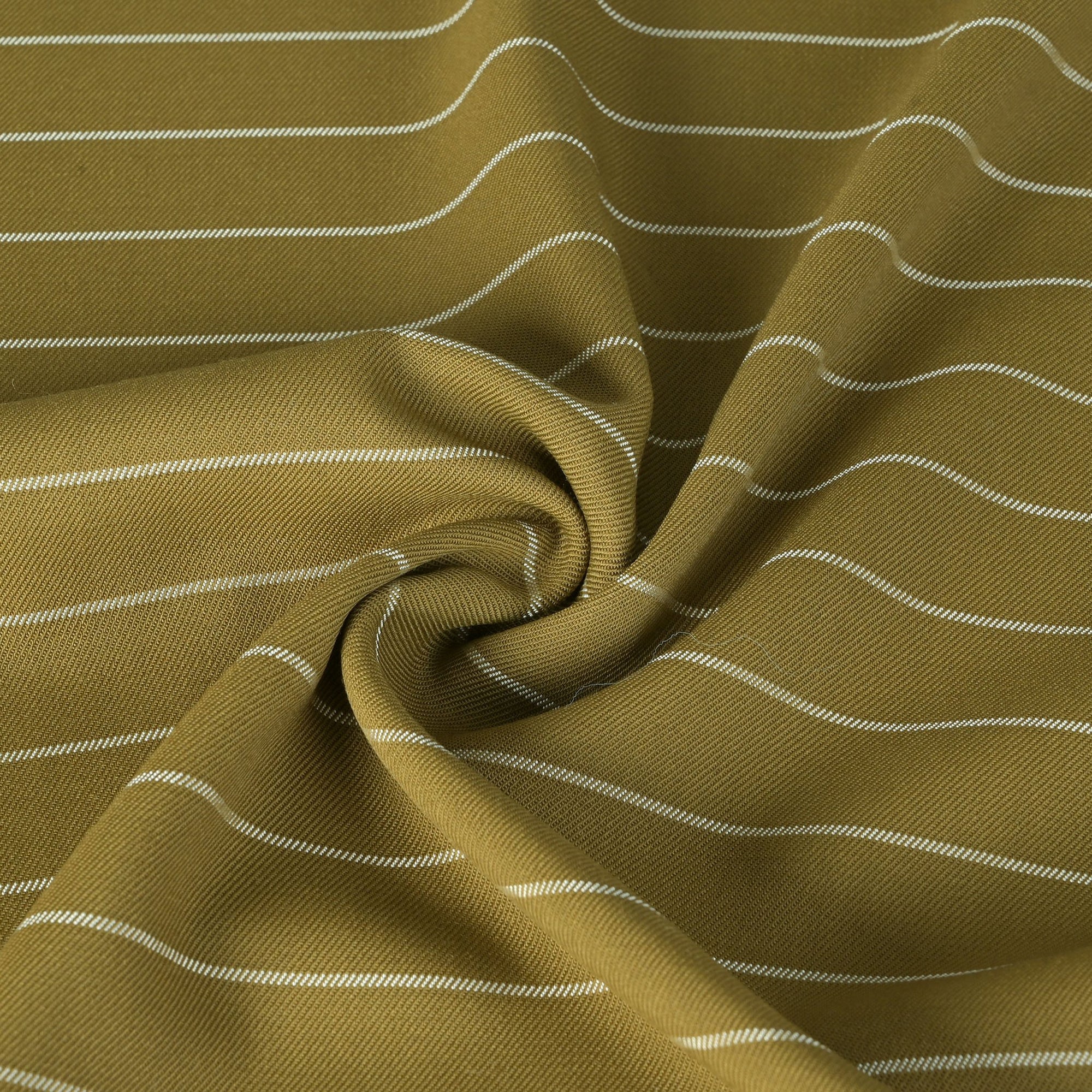 Green Striped Suiting Fabric 4522