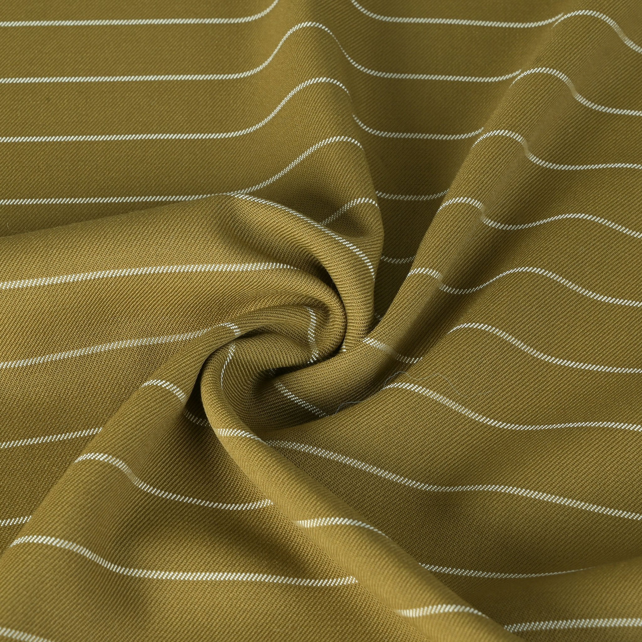 Green Striped Suiting Fabric 4522