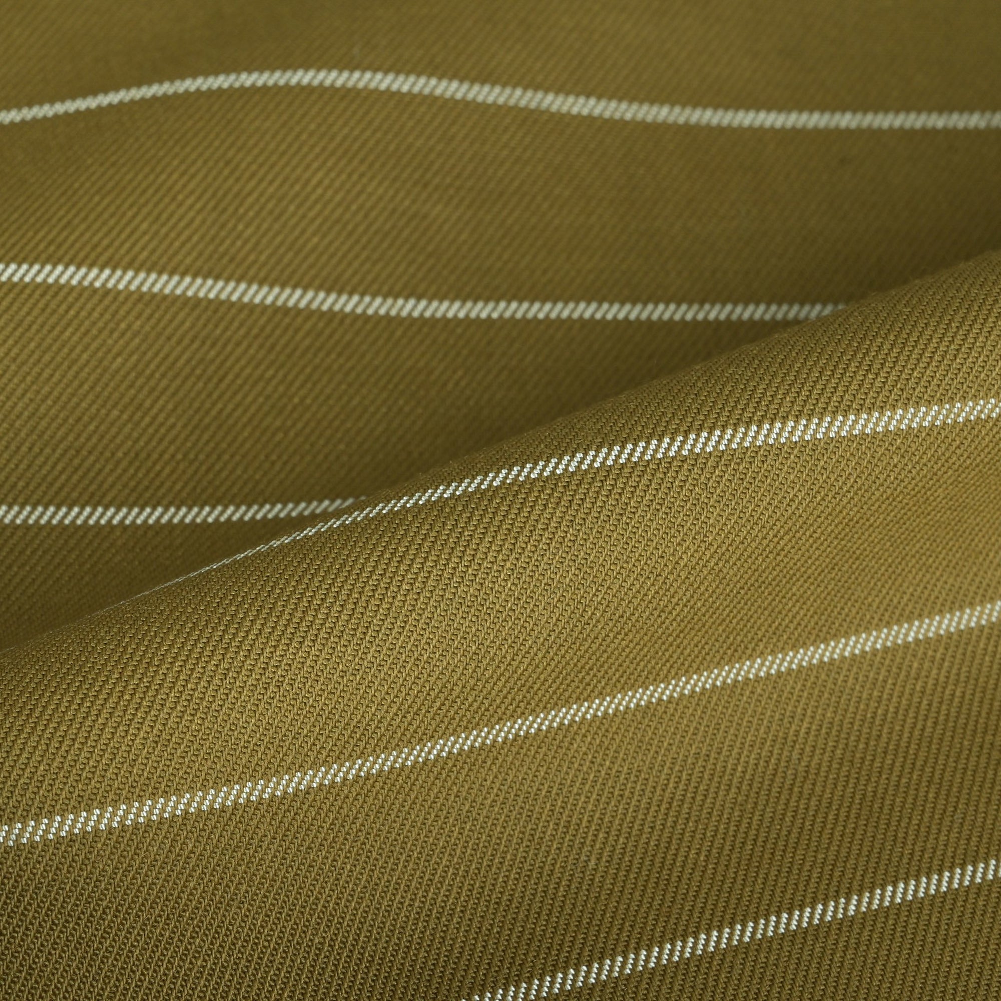 Green Striped Suiting Fabric 4522