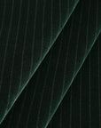 Green Stripped Velvet Fabric 4898