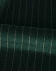 Green Stripped Velvet Fabric 4898