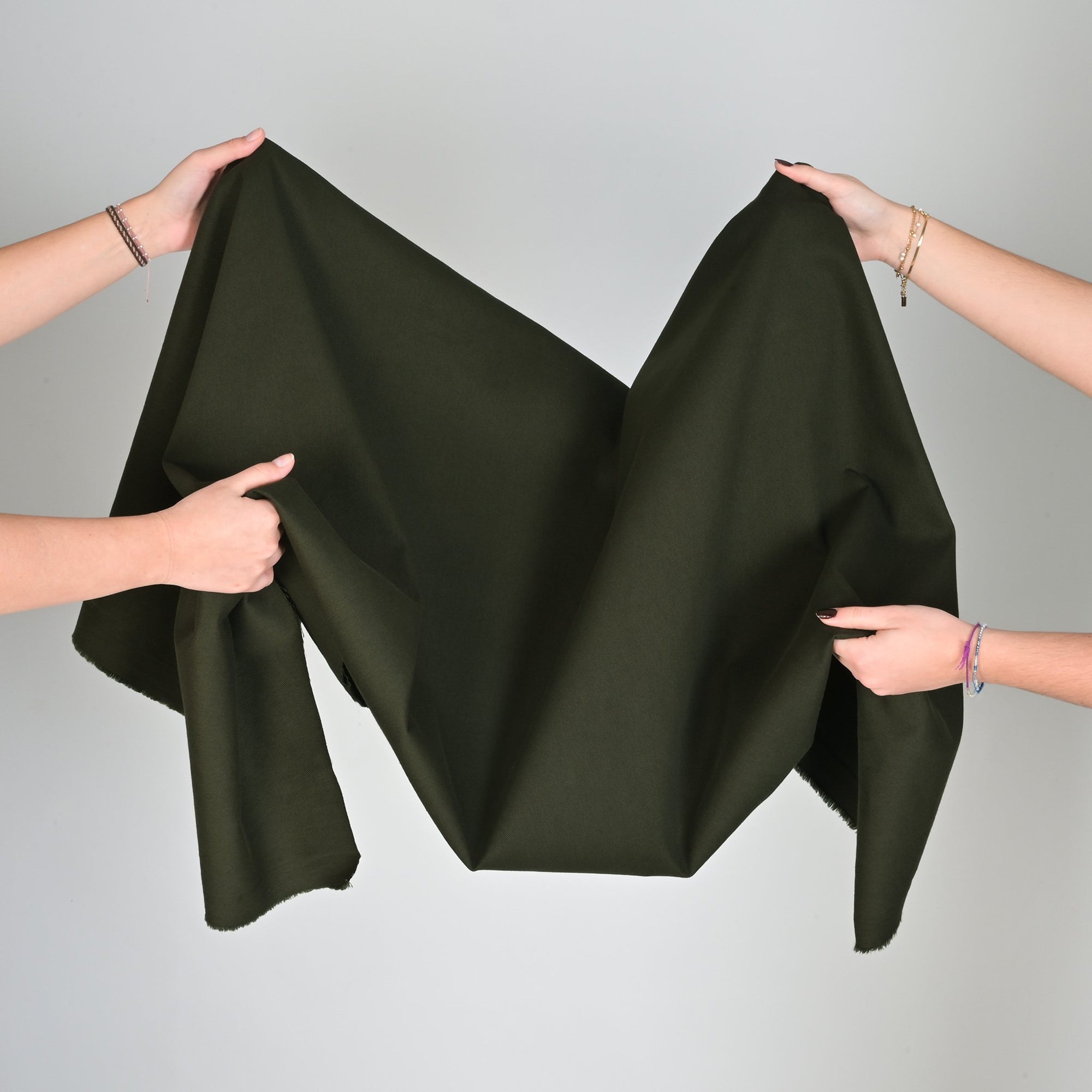 Green Twill Fabric 5350