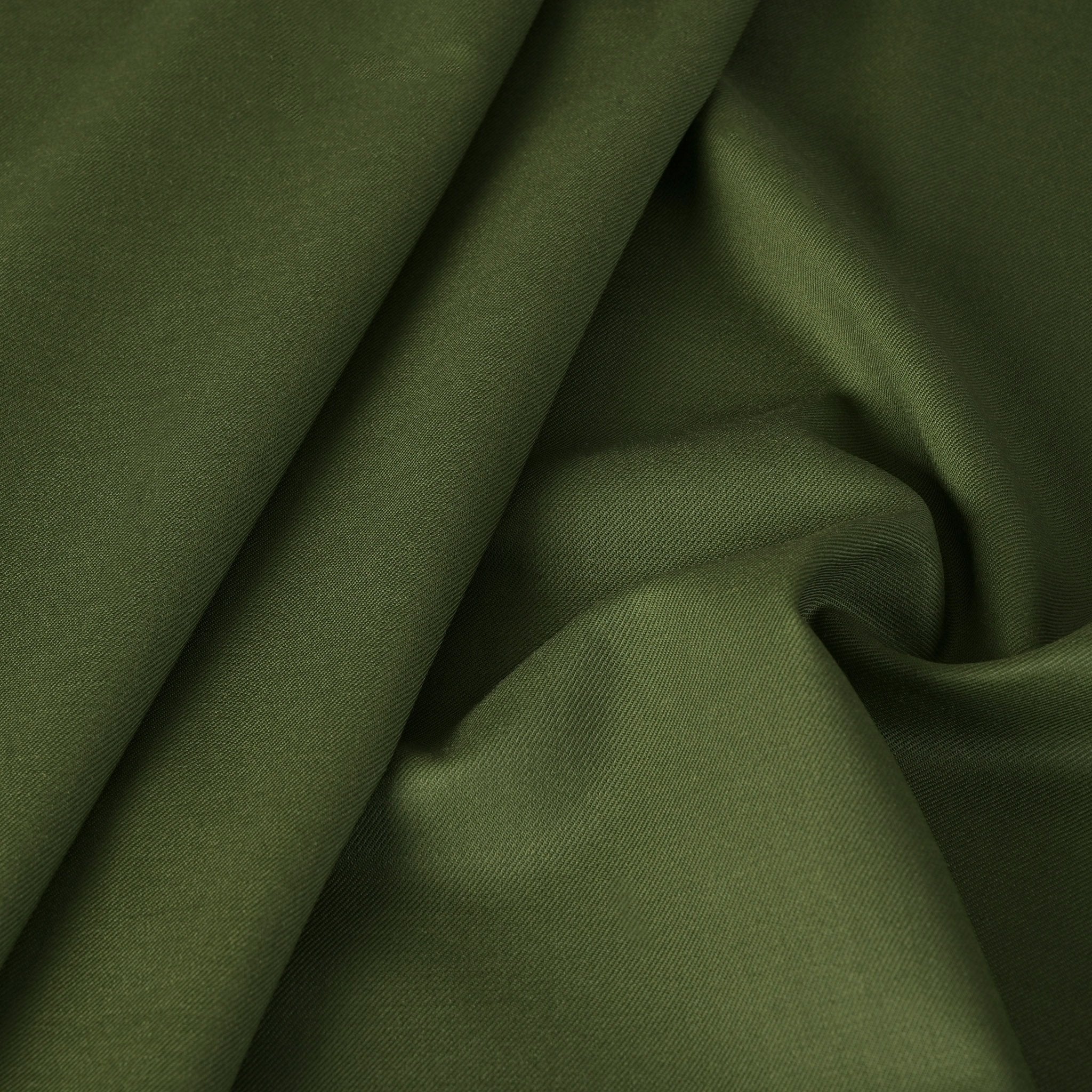Green Twill Suiting Fabric 12029