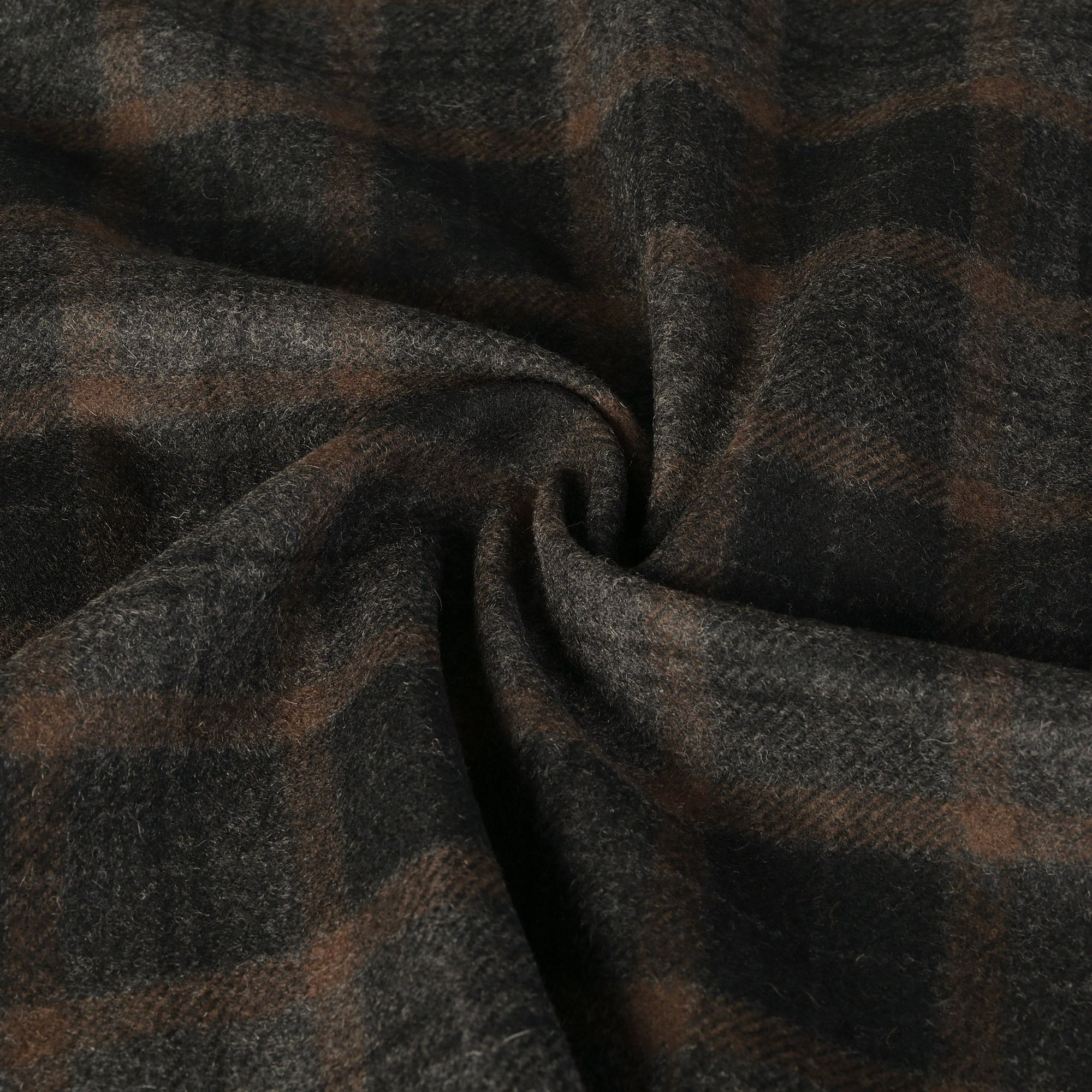 Grey Check Coating Fabric 7555
