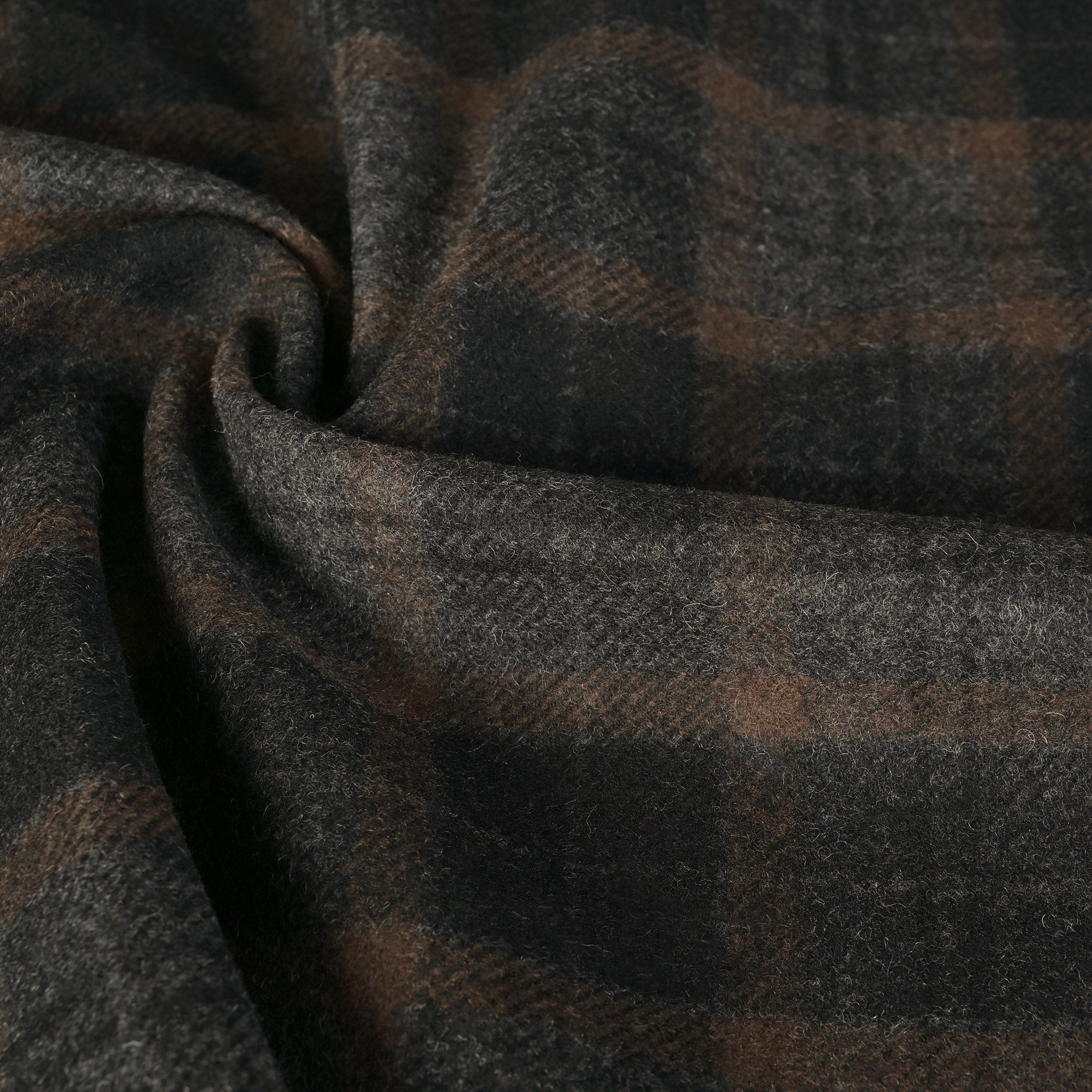 Grey Check Coating Fabric 7555