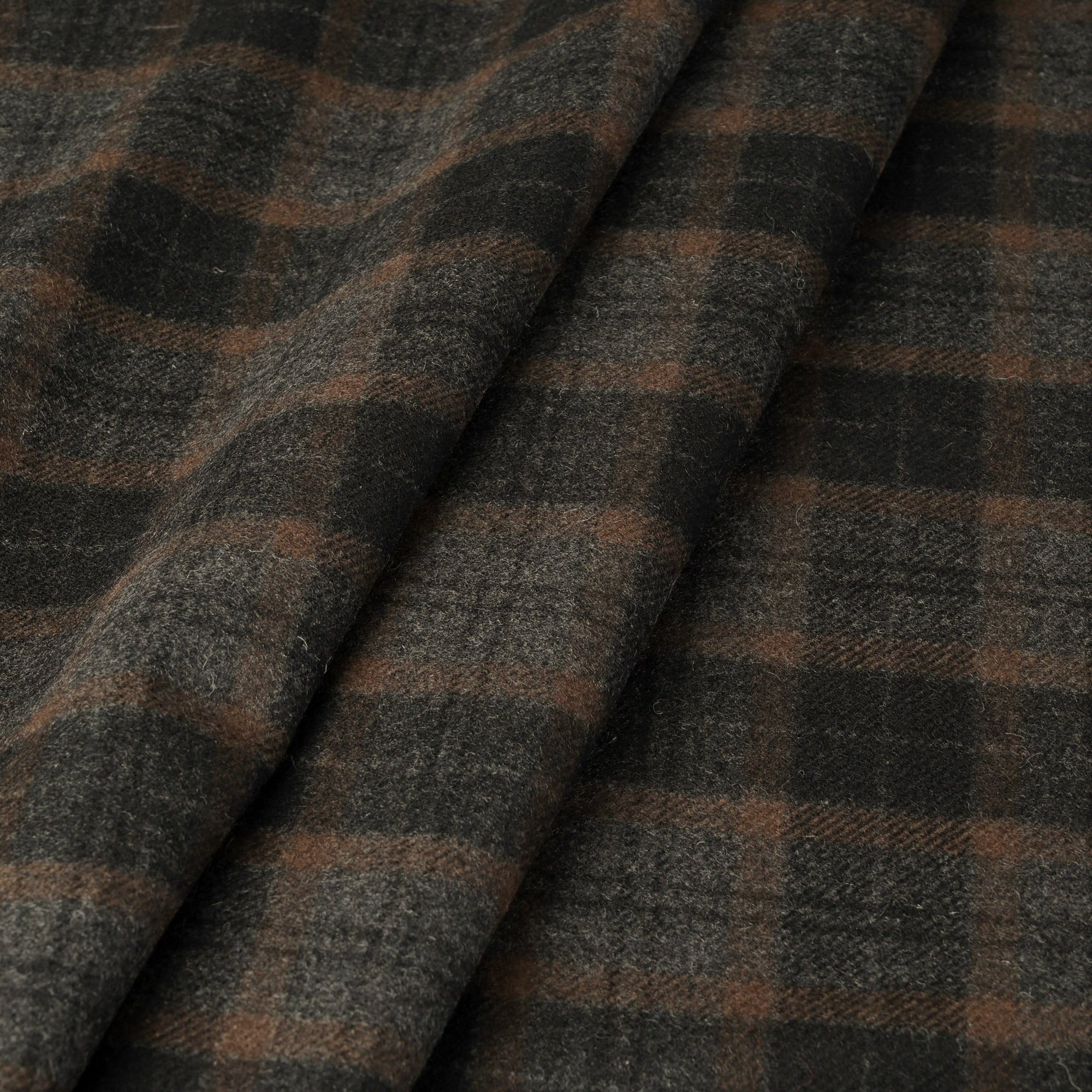 Grey Check Coating Fabric 7555