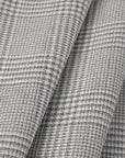 Grey Check Suiting Fabric 12047