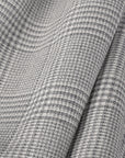 Grey Check Suiting Fabric 12047
