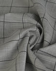 Grey Check Suiting Fabric 5409