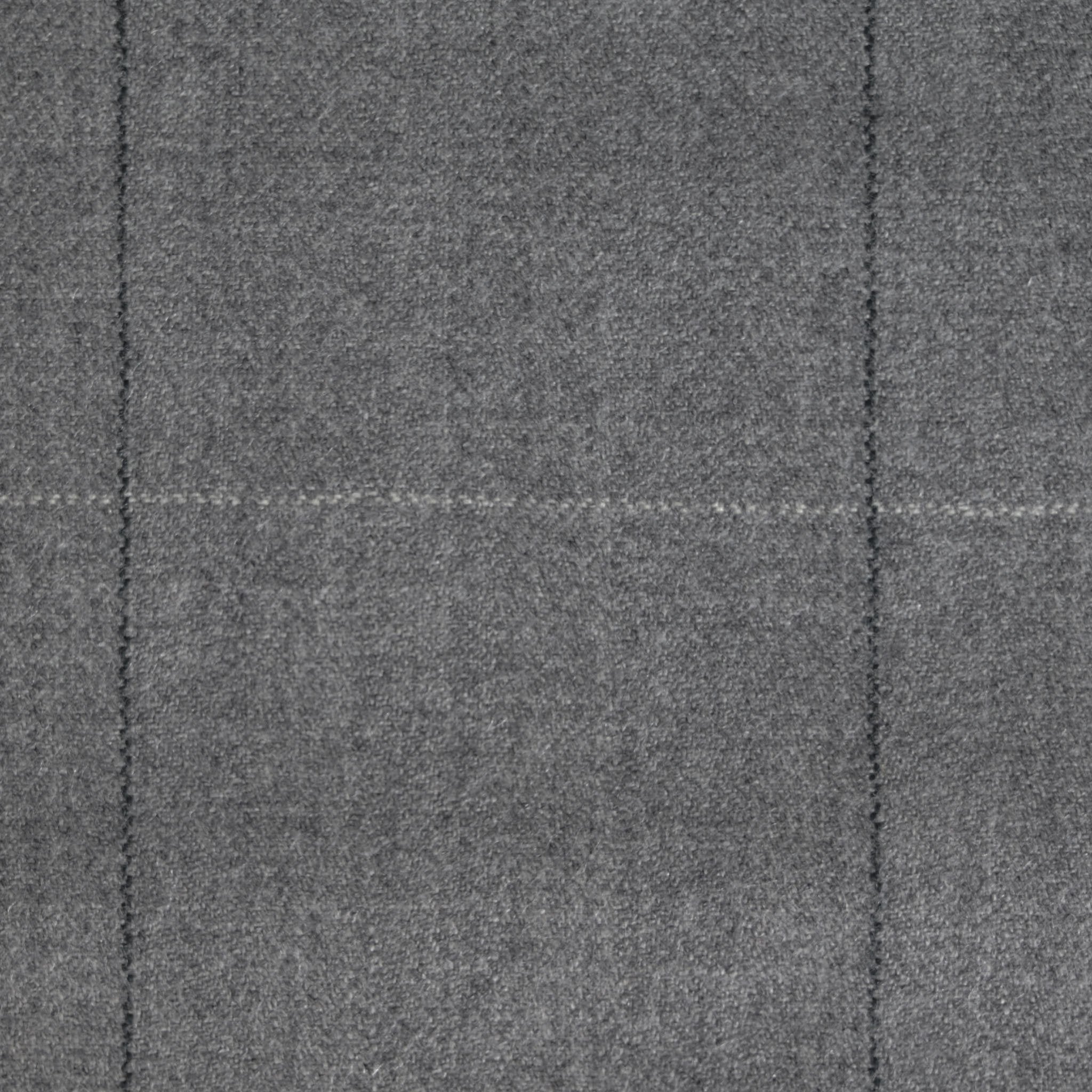 Grey Check Suiting Flannel 7491