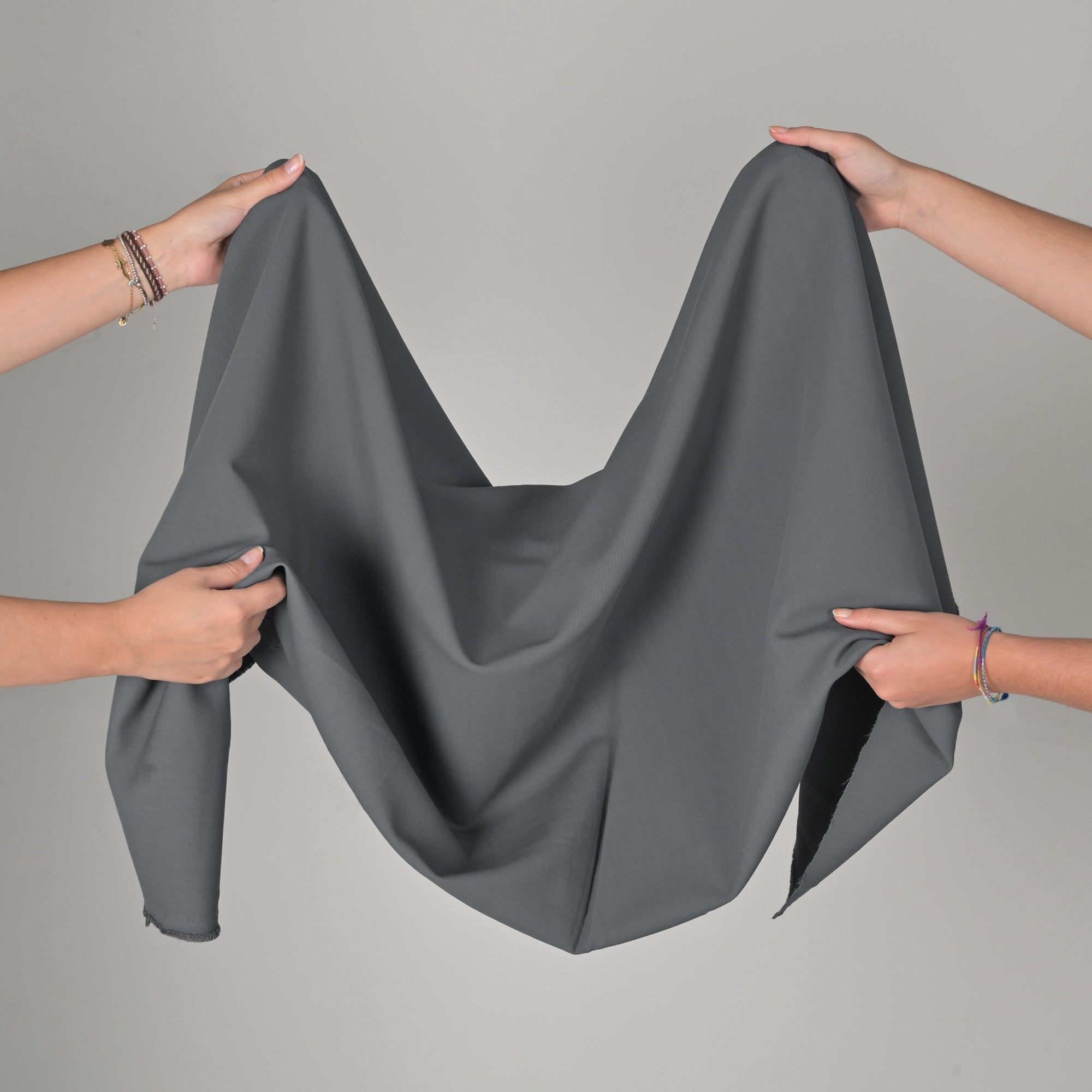 Grey Double Weave Fabric 12041