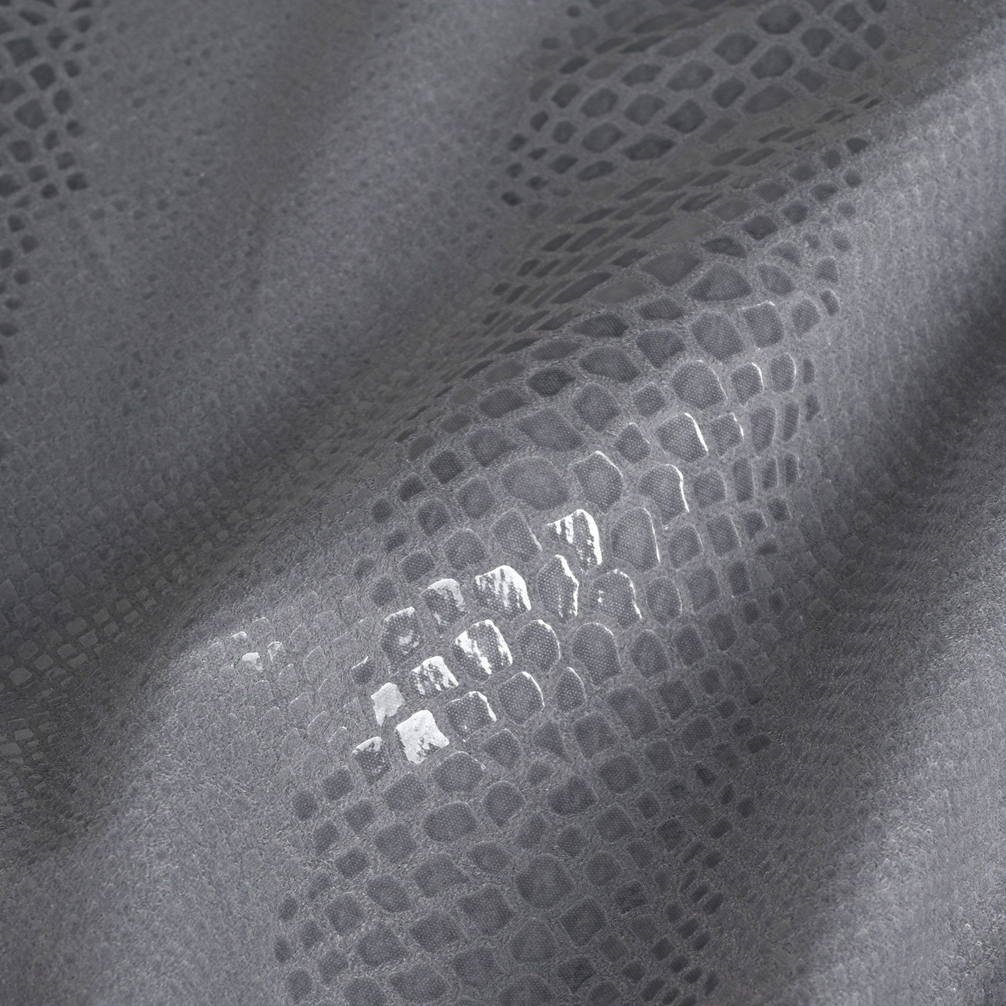 Grey Embossed Snake Fabric 4950