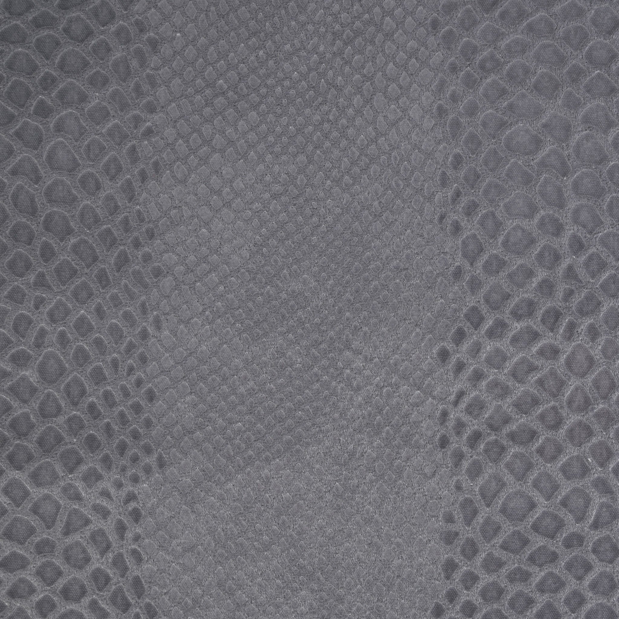 Grey Embossed Snake Fabric 4950