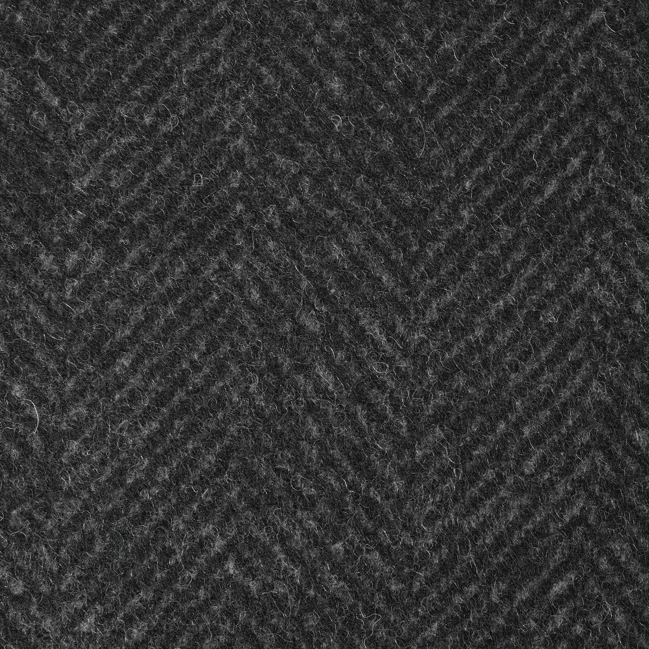 Grey Herringbone Coating Fabric 7975