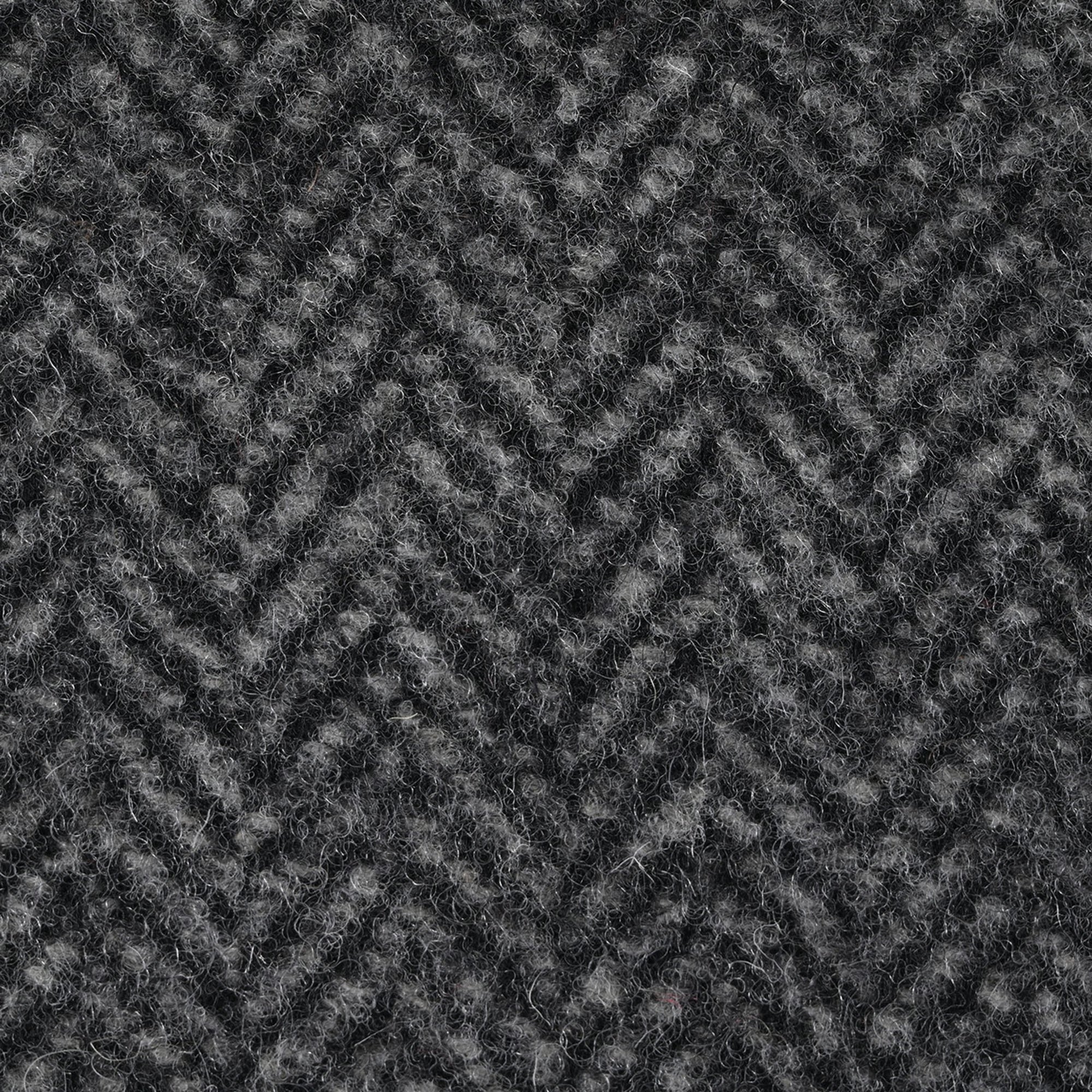 Grey Herringbone Coating Fabric 9823