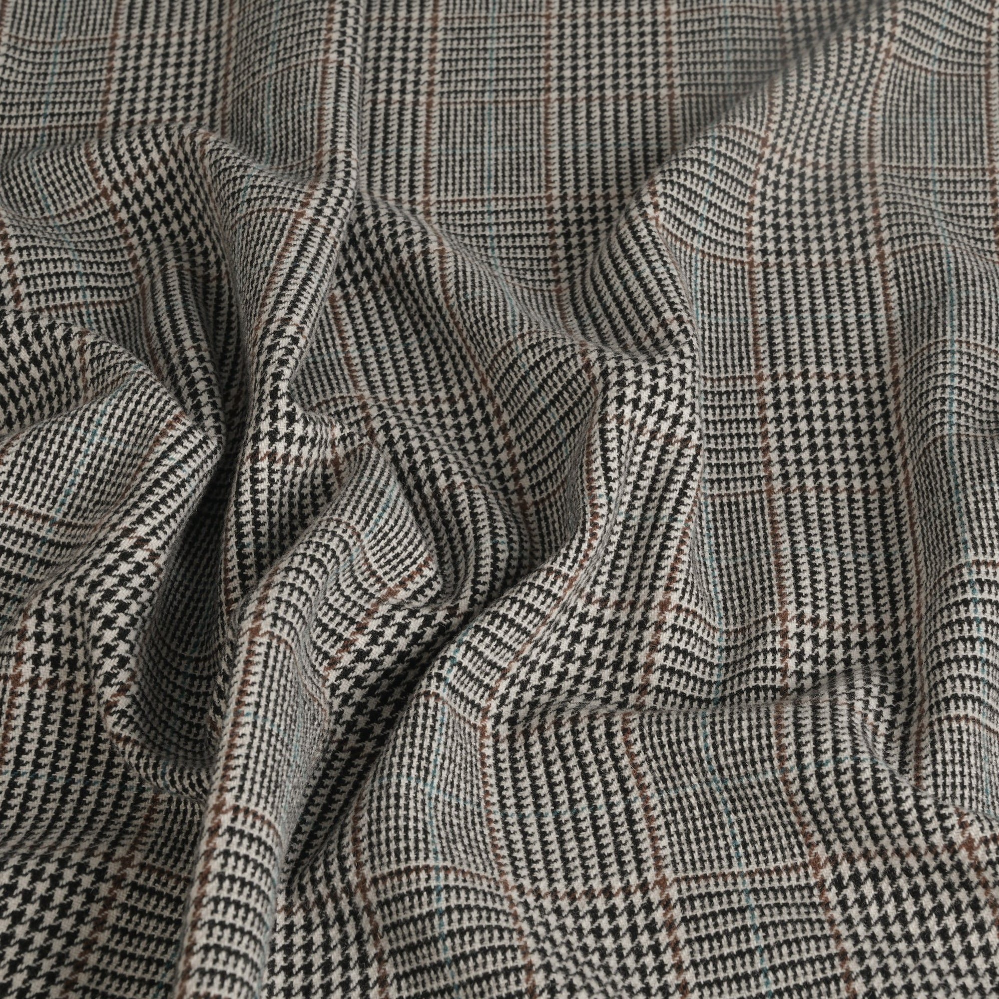 Grey Prince of Wales Coat Fabric 99246