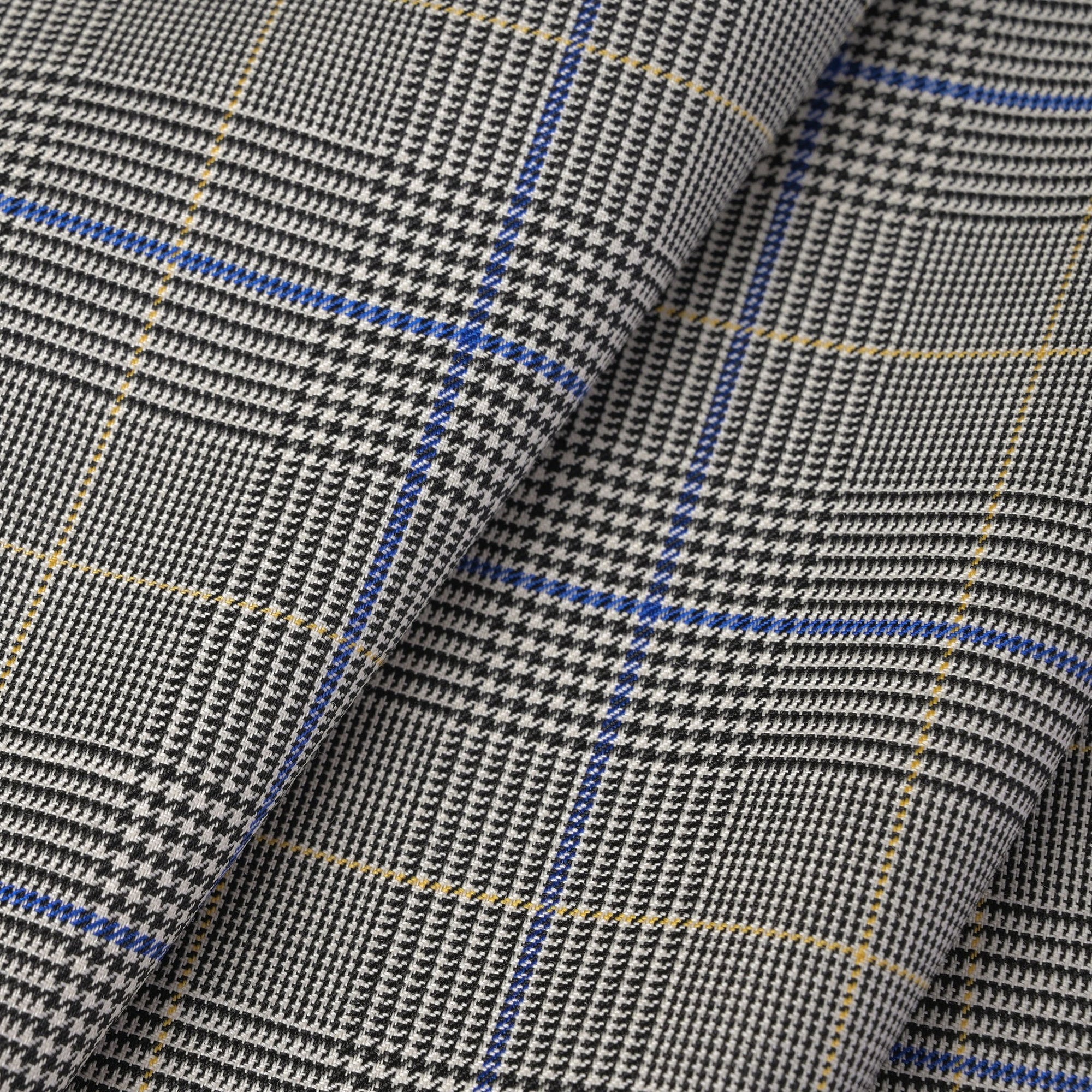Grey Prince of Wales Suiting Fabric 11111