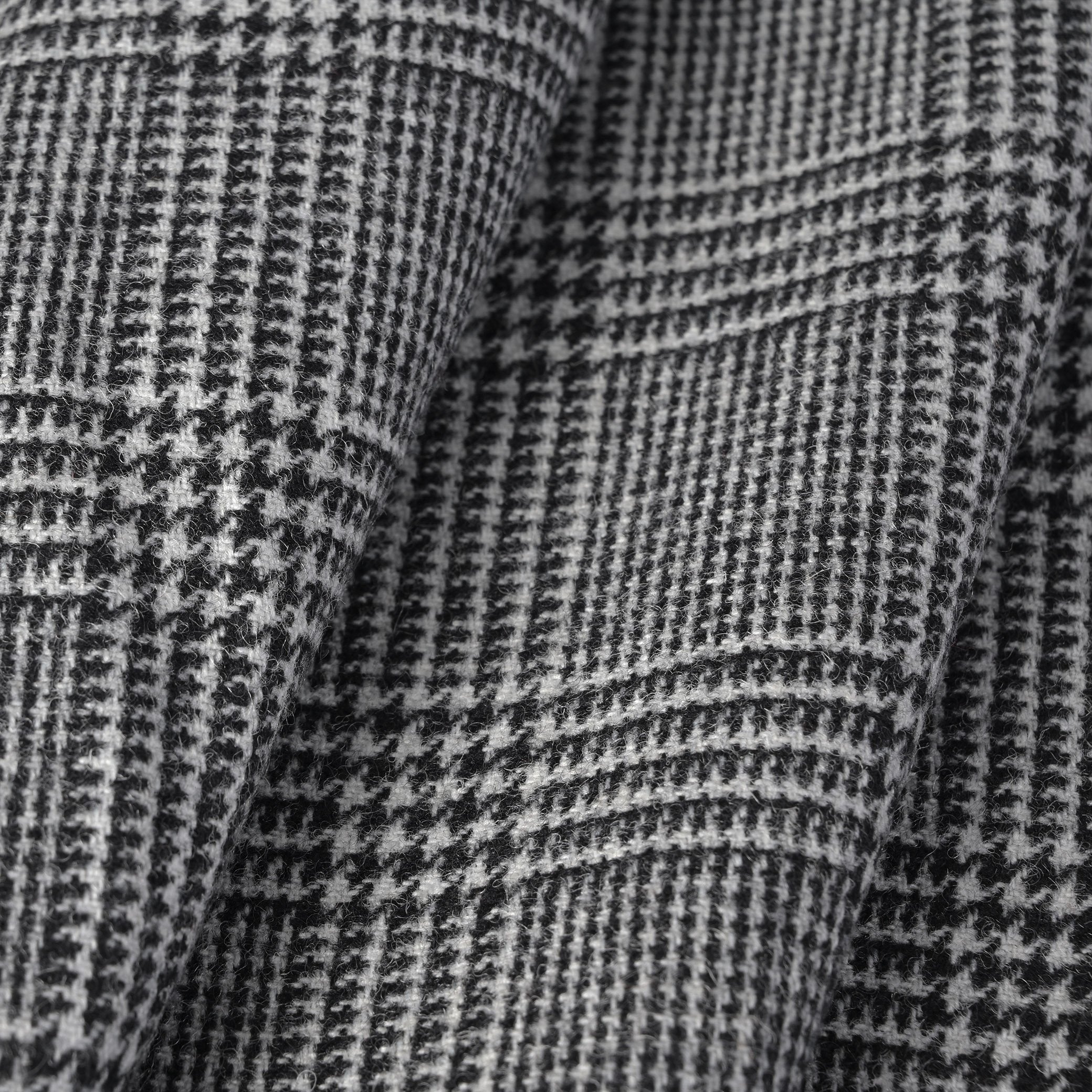 Grey Prince of Wales Suiting Fabric 7978