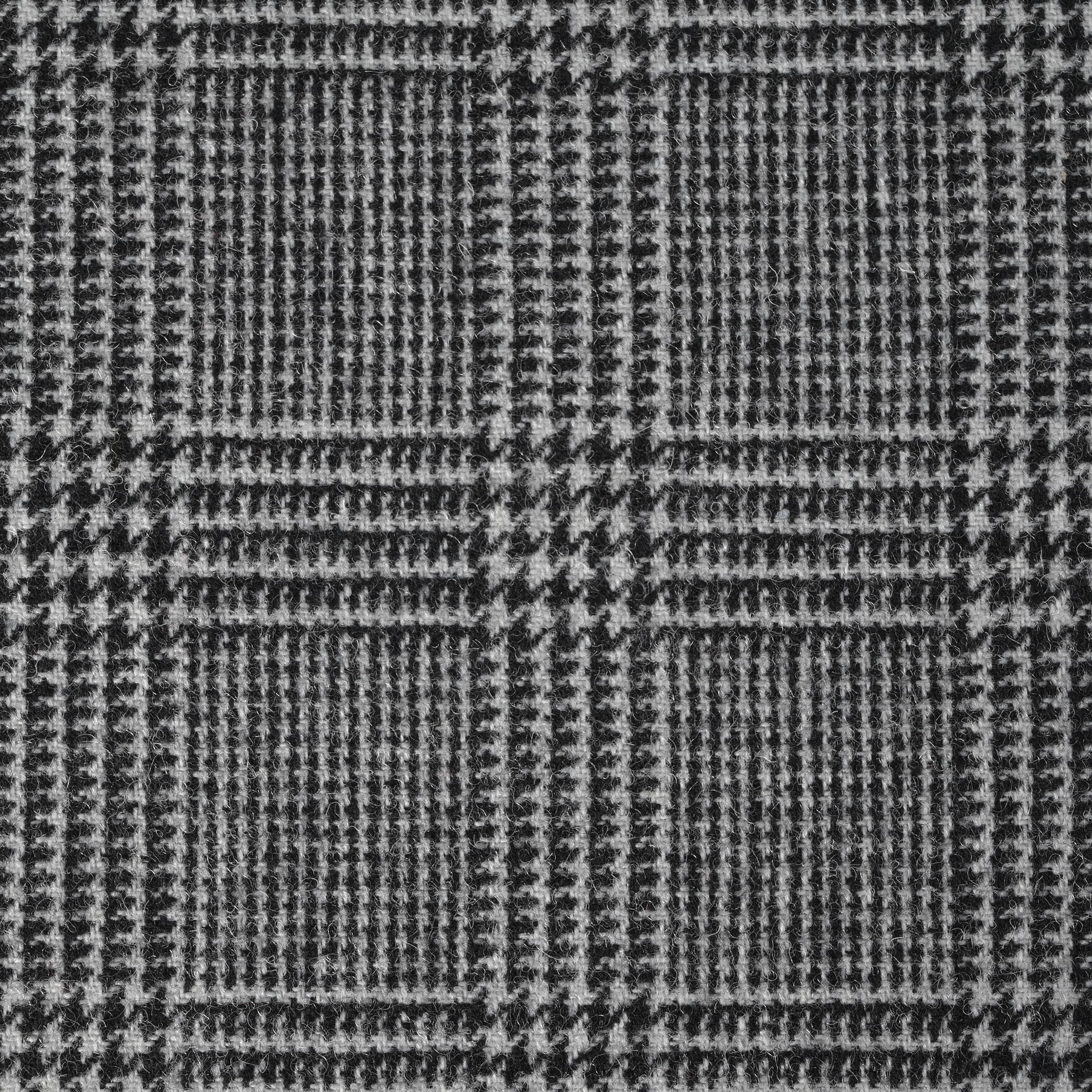 Grey Prince of Wales Suiting Fabric 7978