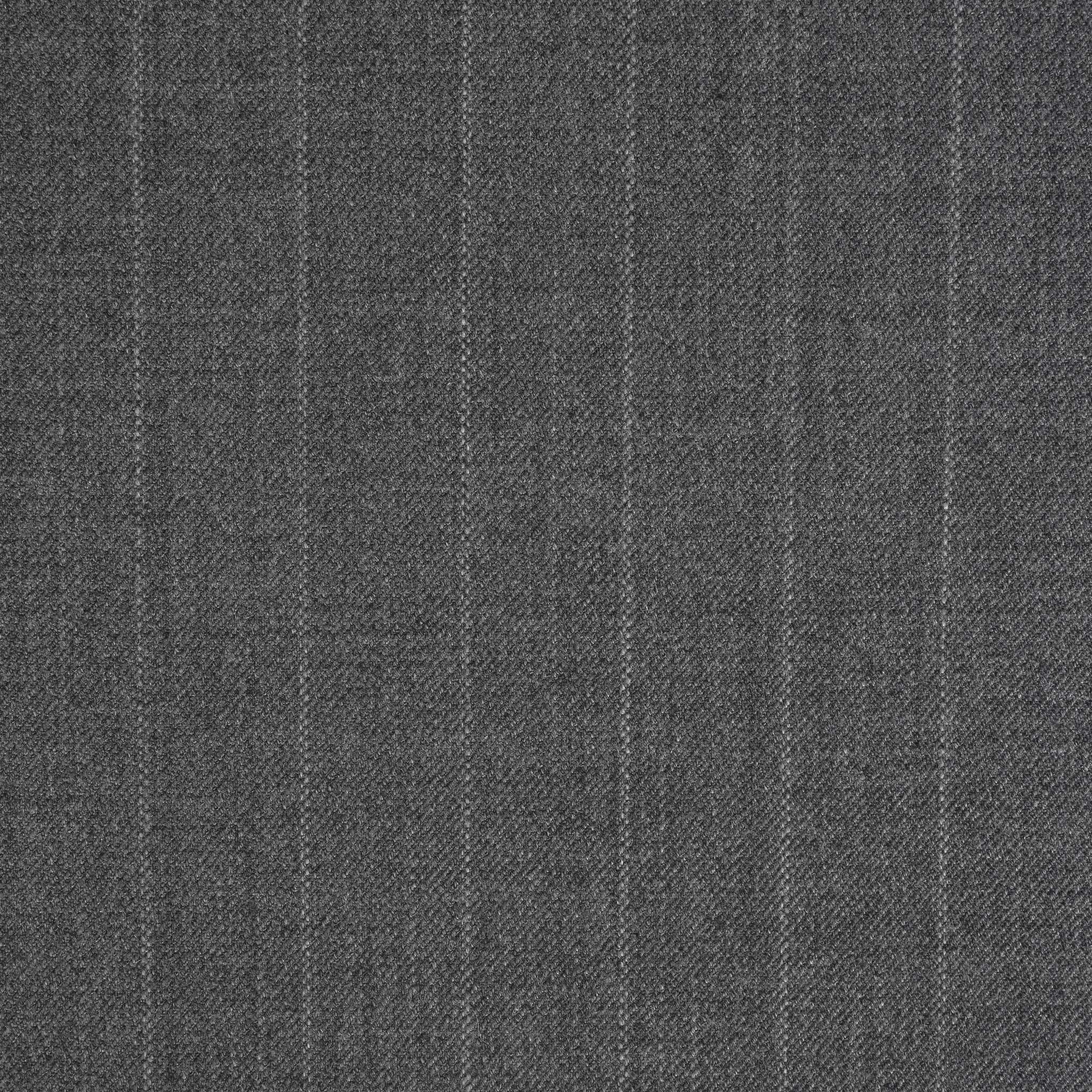 Grey Striped Suiting Fabric 4666