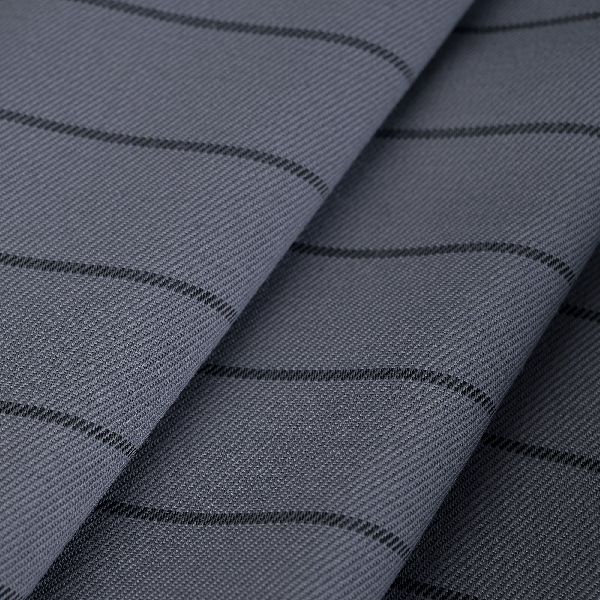 Grey Striped Suiting Fabric 4693