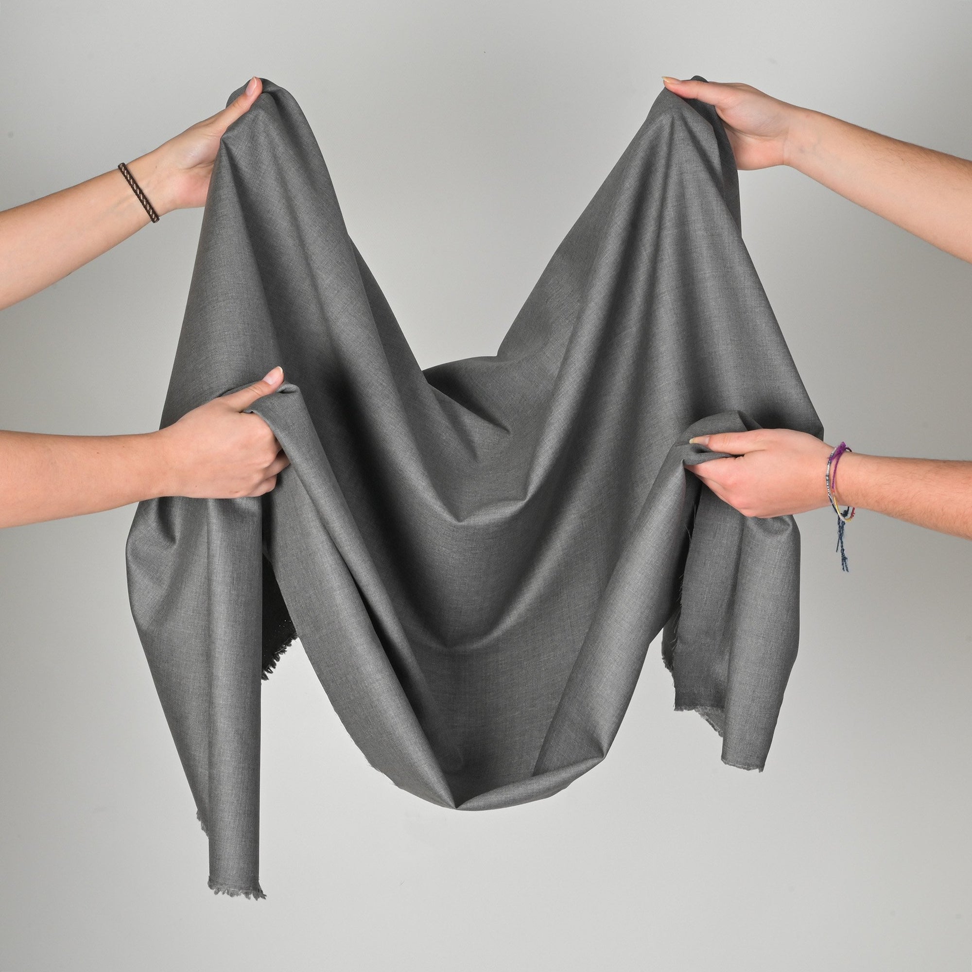 Grey Suiting Fabric 1630