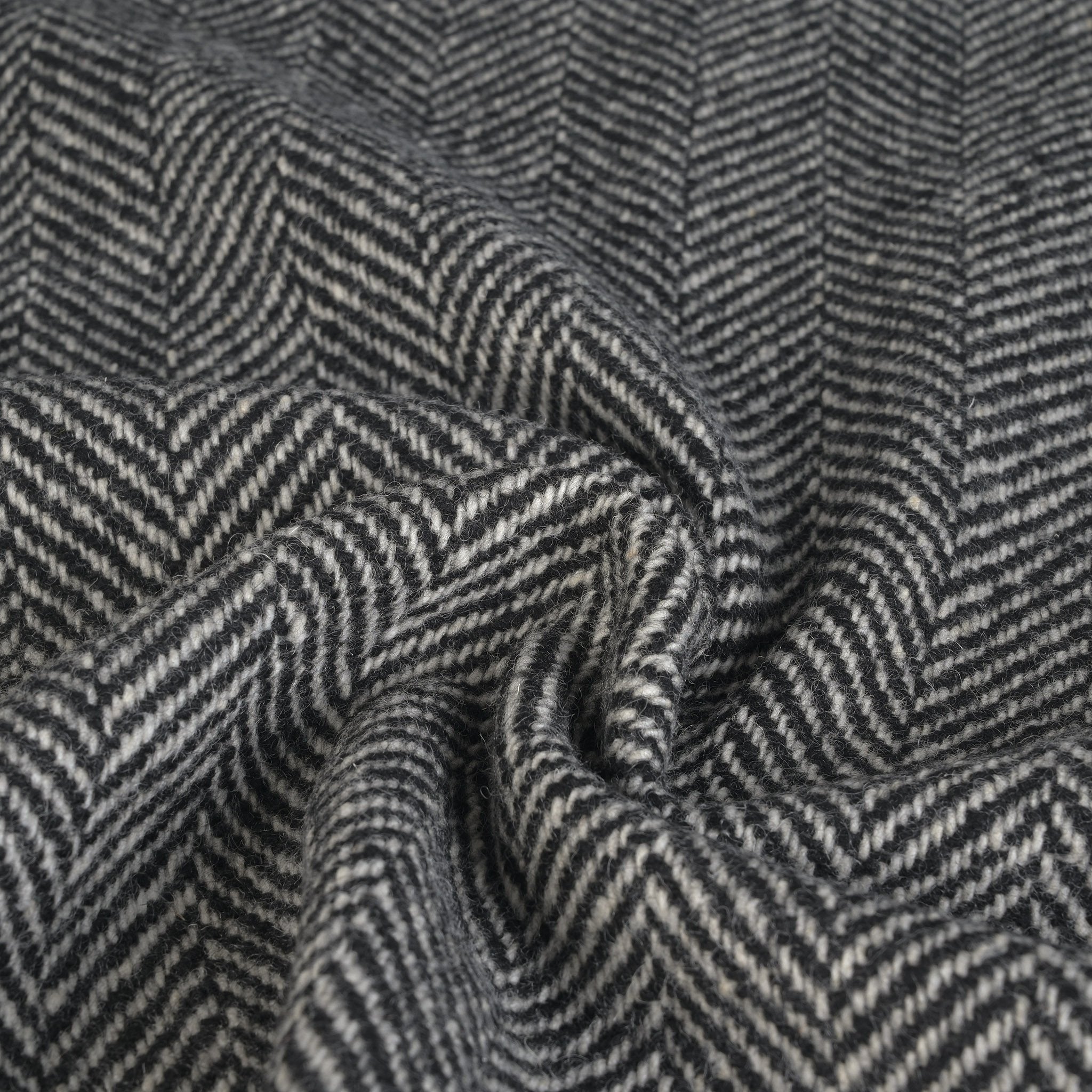 Grey and Black Coating Fabric 4928