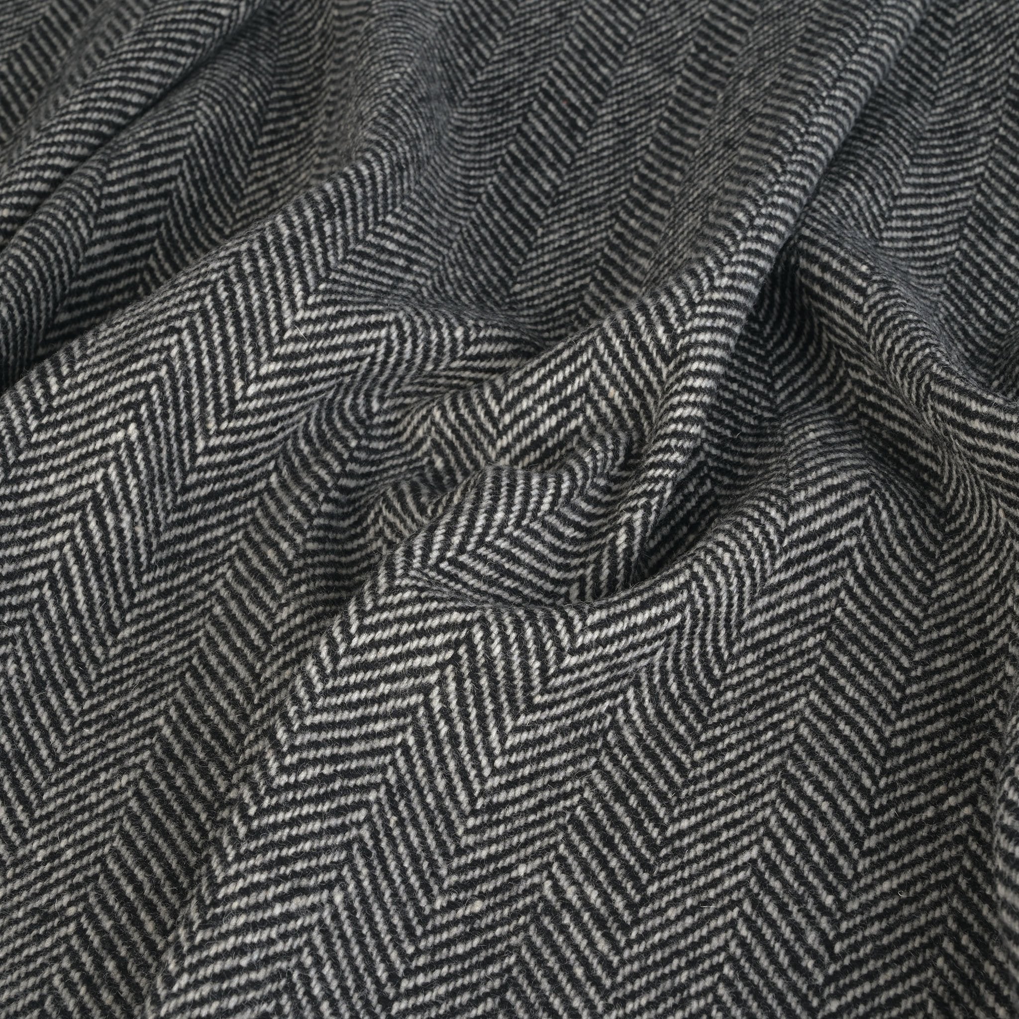 Grey and Black Coating Fabric 4928