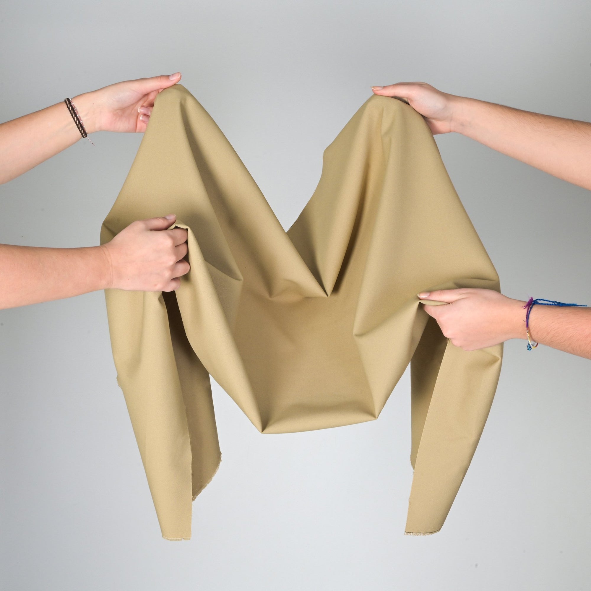Khaki Beige Twill Fabric 11322