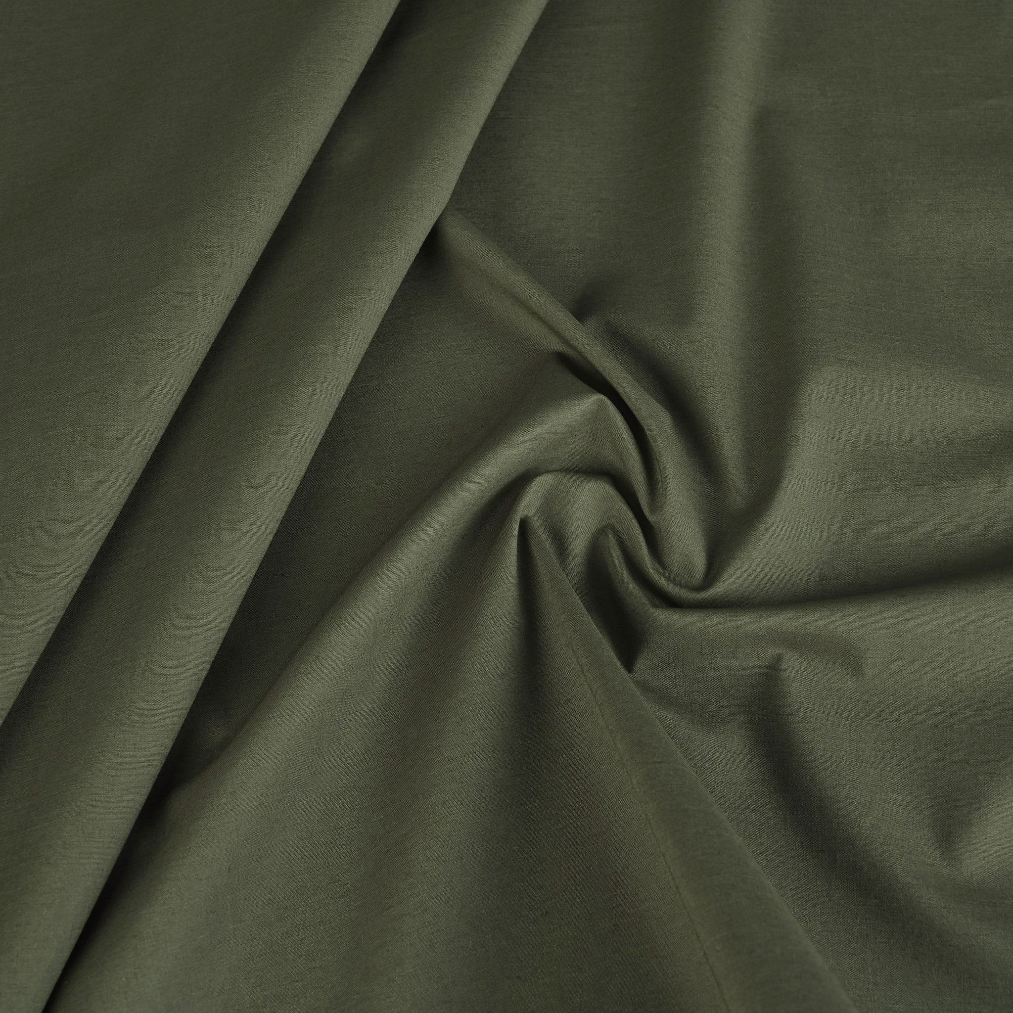 Khaki Green Poplin Fabric 8233