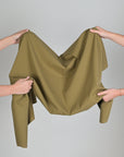 Khaki Green Twill Fabric 95260