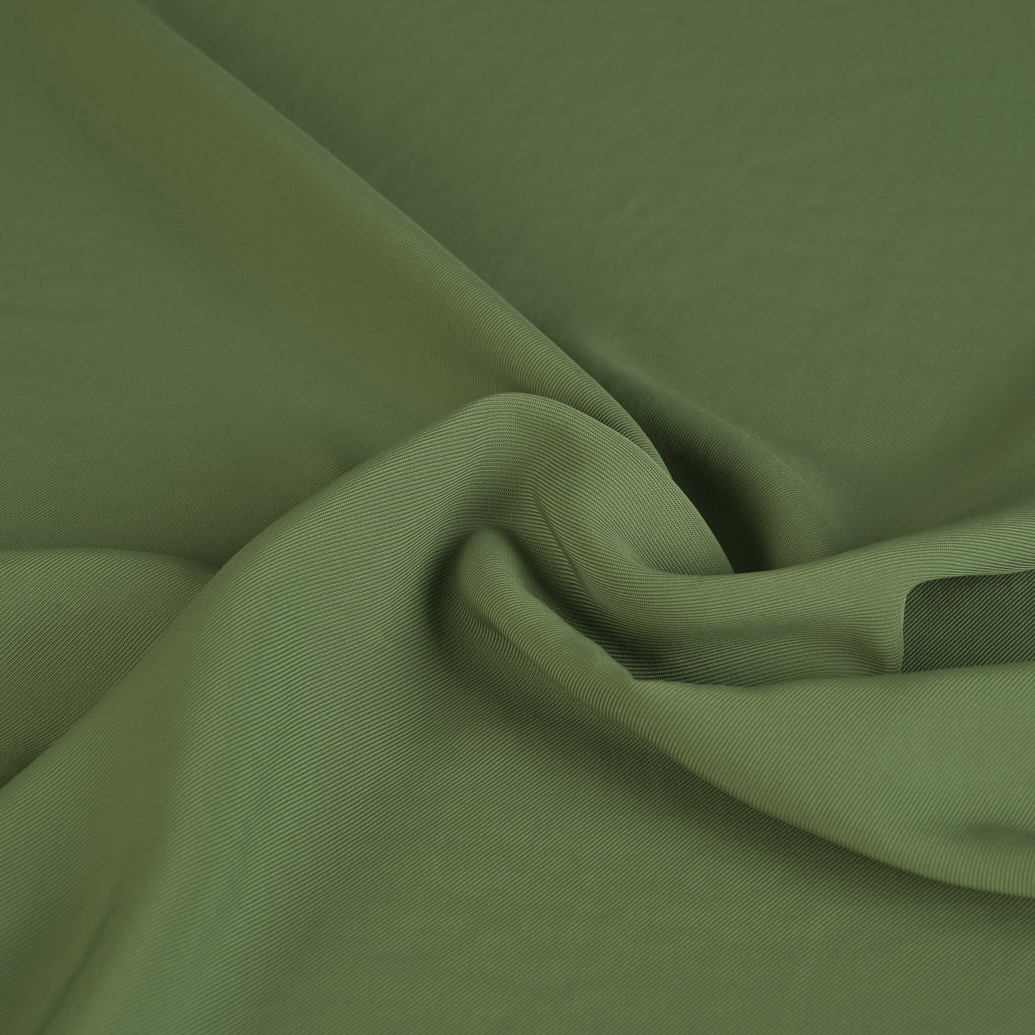 Khaki Green Twill Fabric 9687