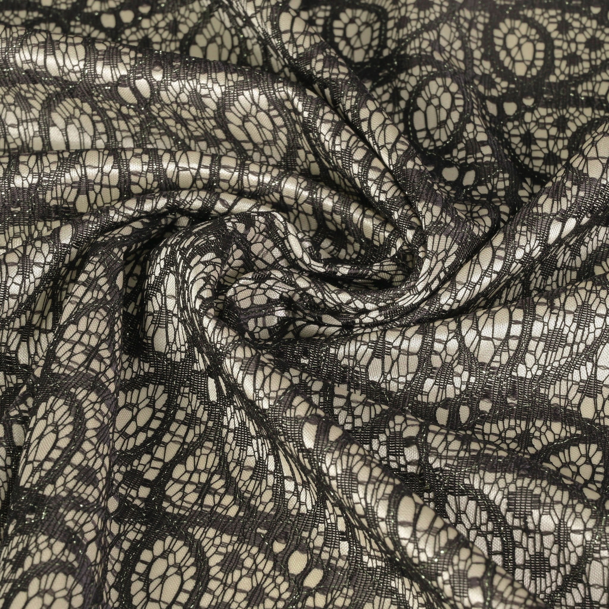 Light Beige Lace Fabric 96920