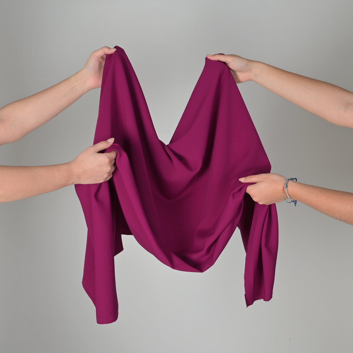 Magenta Blouse Weight Fabric 1534