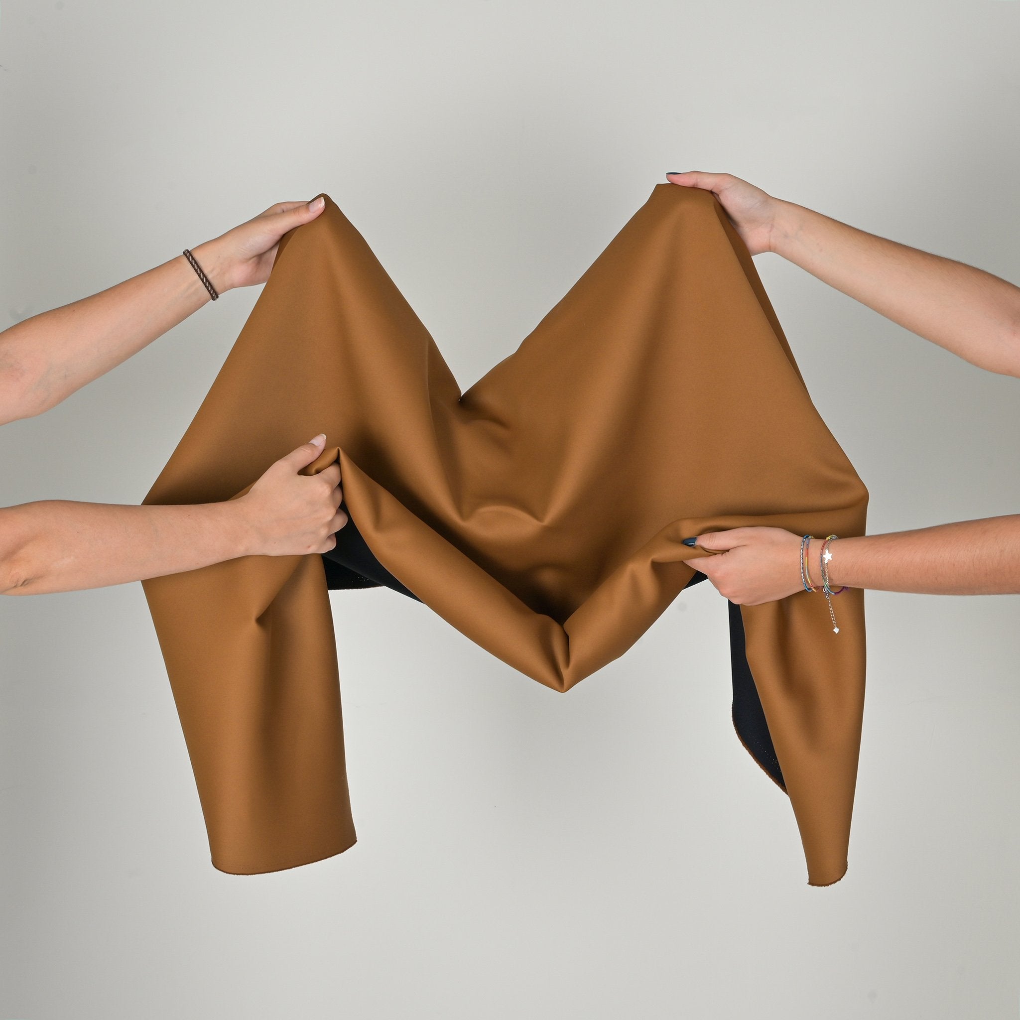 Brown Double Faced Twill Fabric 3576