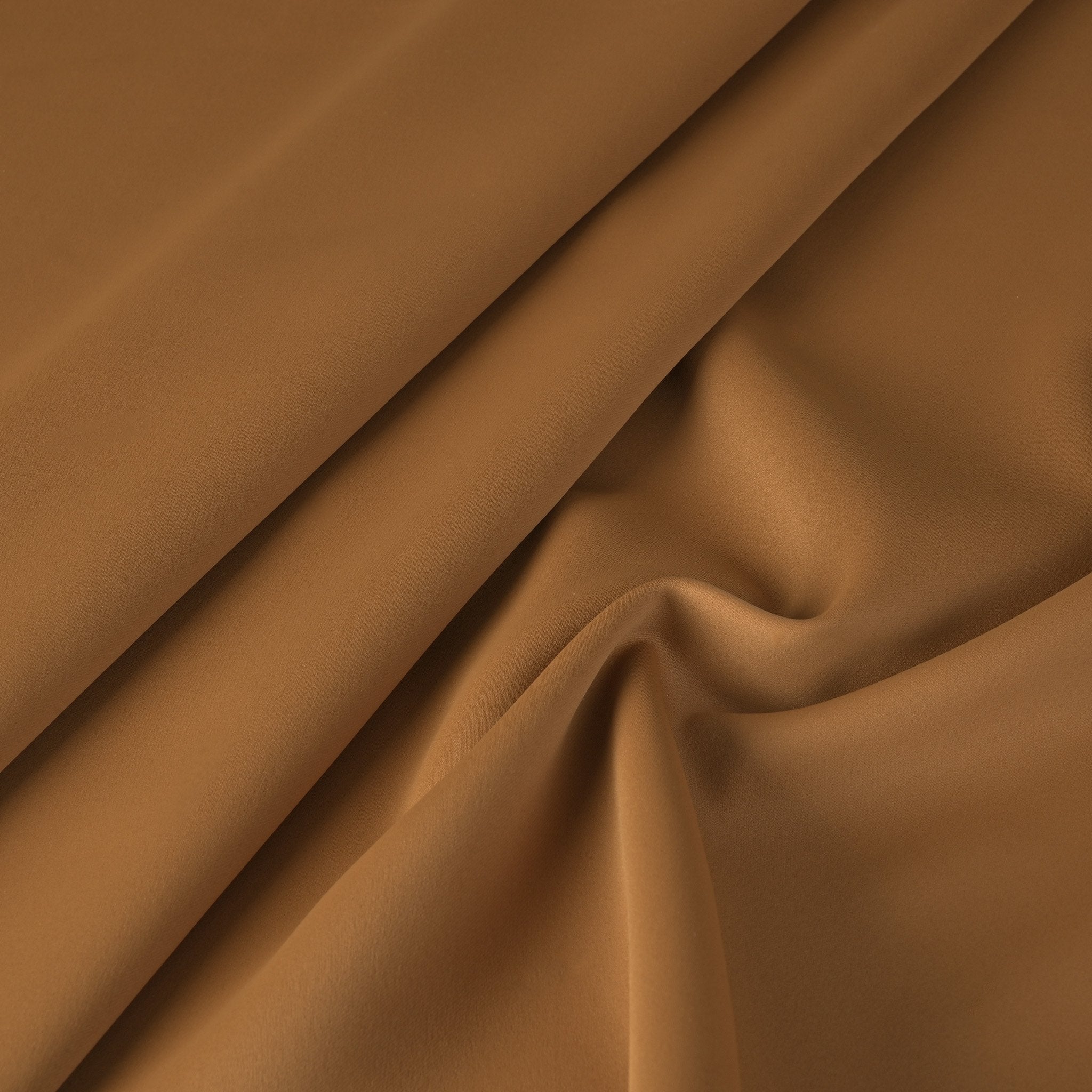 Brown Double Faced Twill Fabric 3576