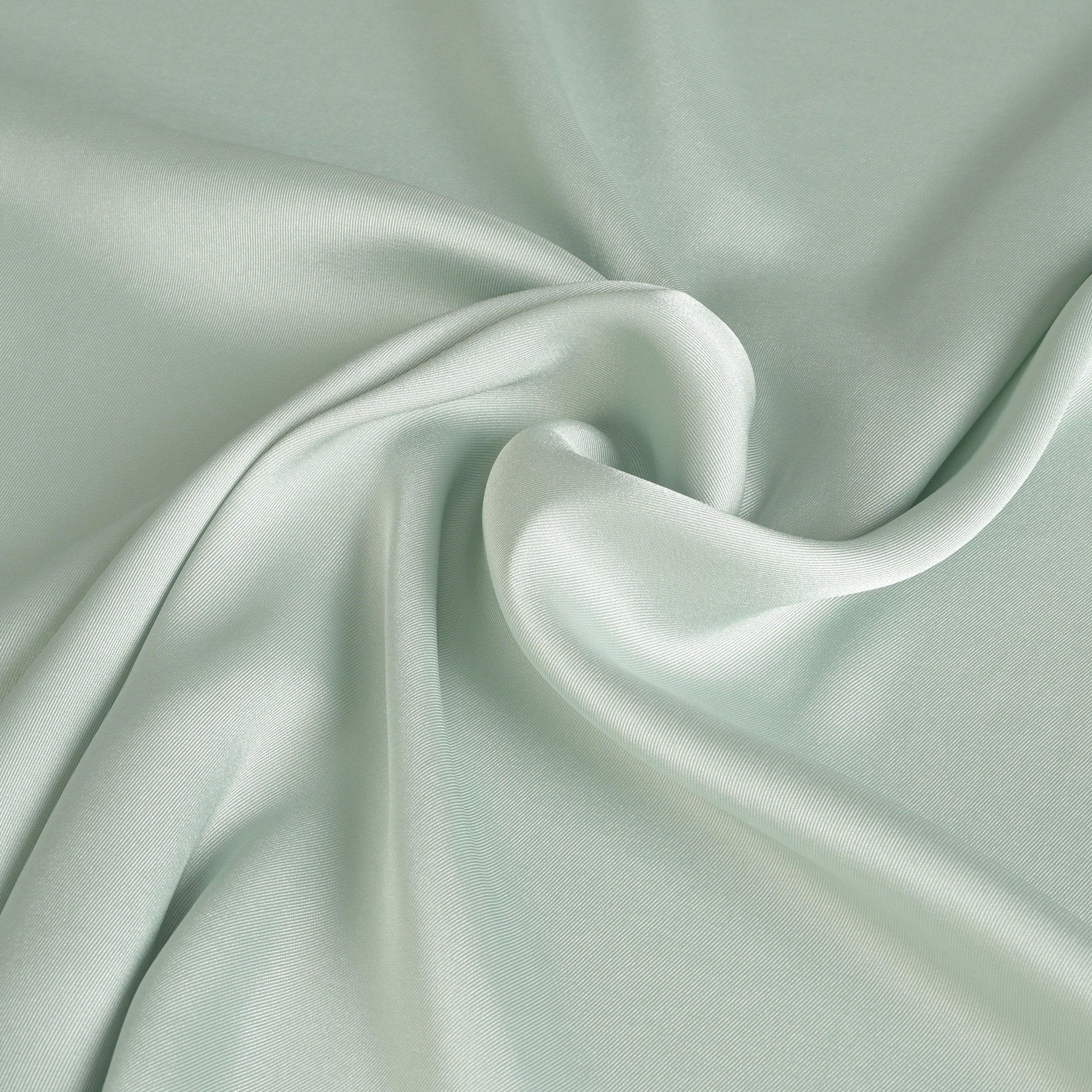 Mint Satin Twill Fabric 4255