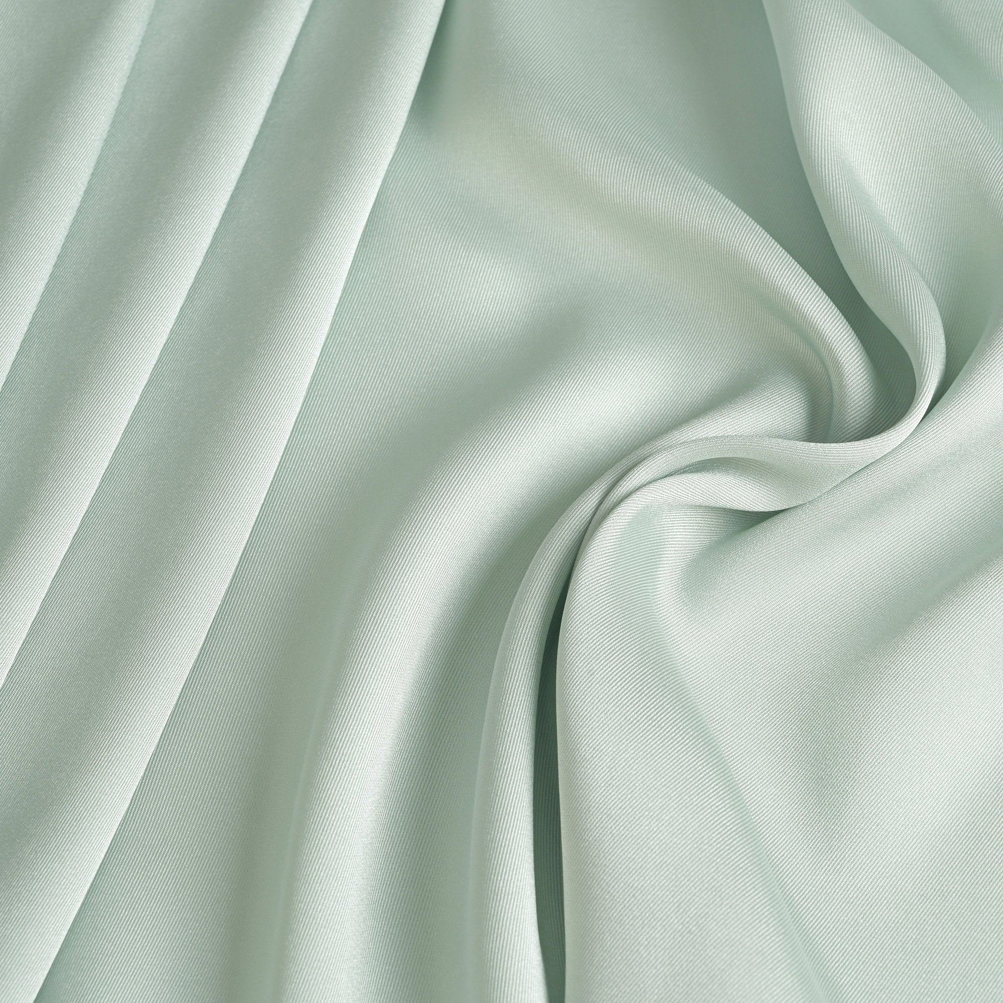 Mint Satin Twill Fabric 4255