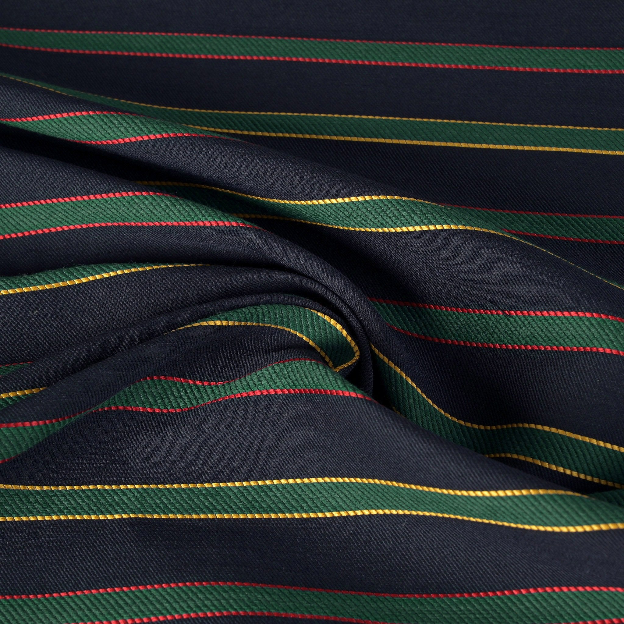 Multicolor Striped Suiting Fabric 2533